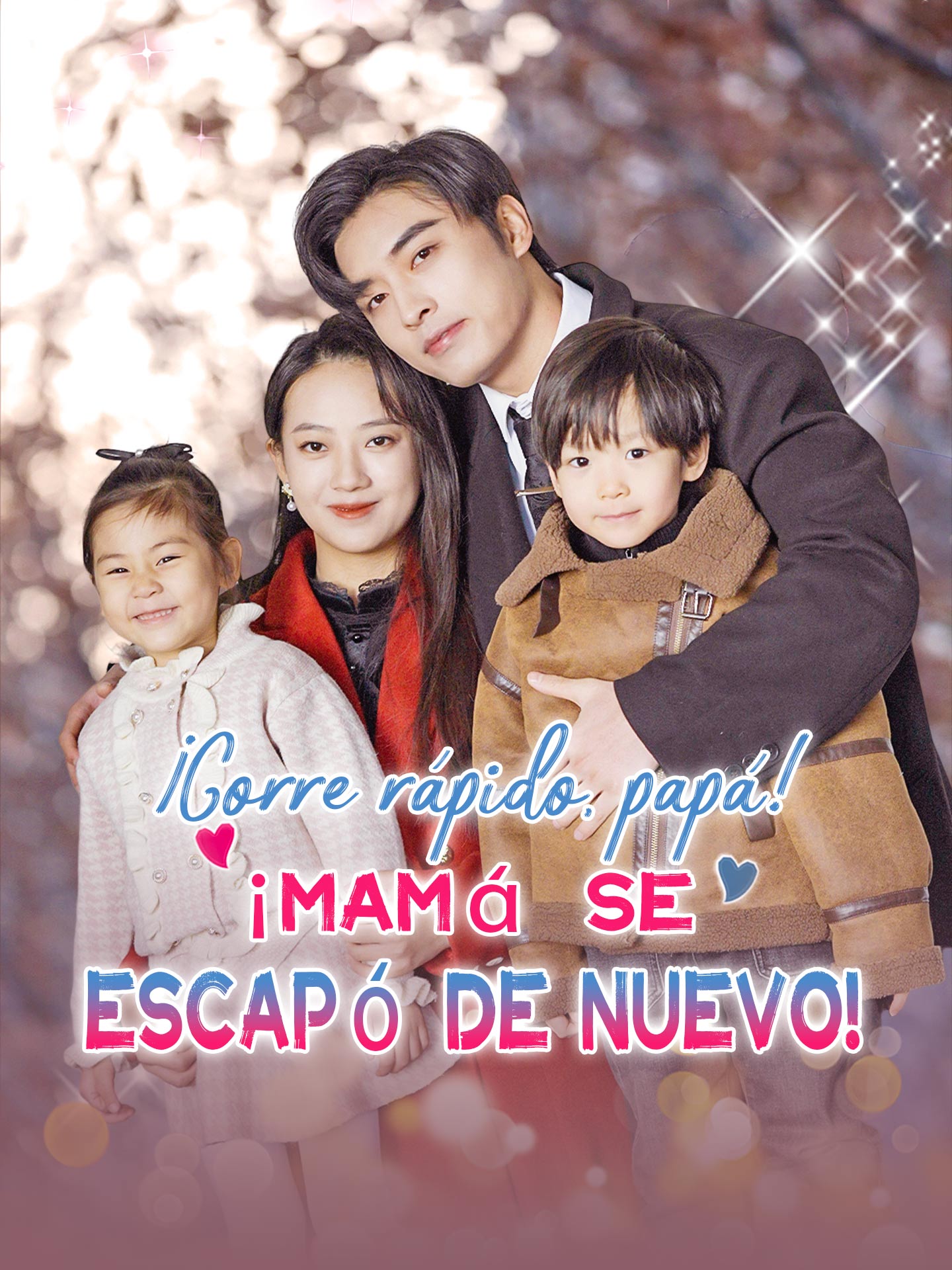 ¡Corre rápido, papá! ¡Mamá se escapó de nuevo!