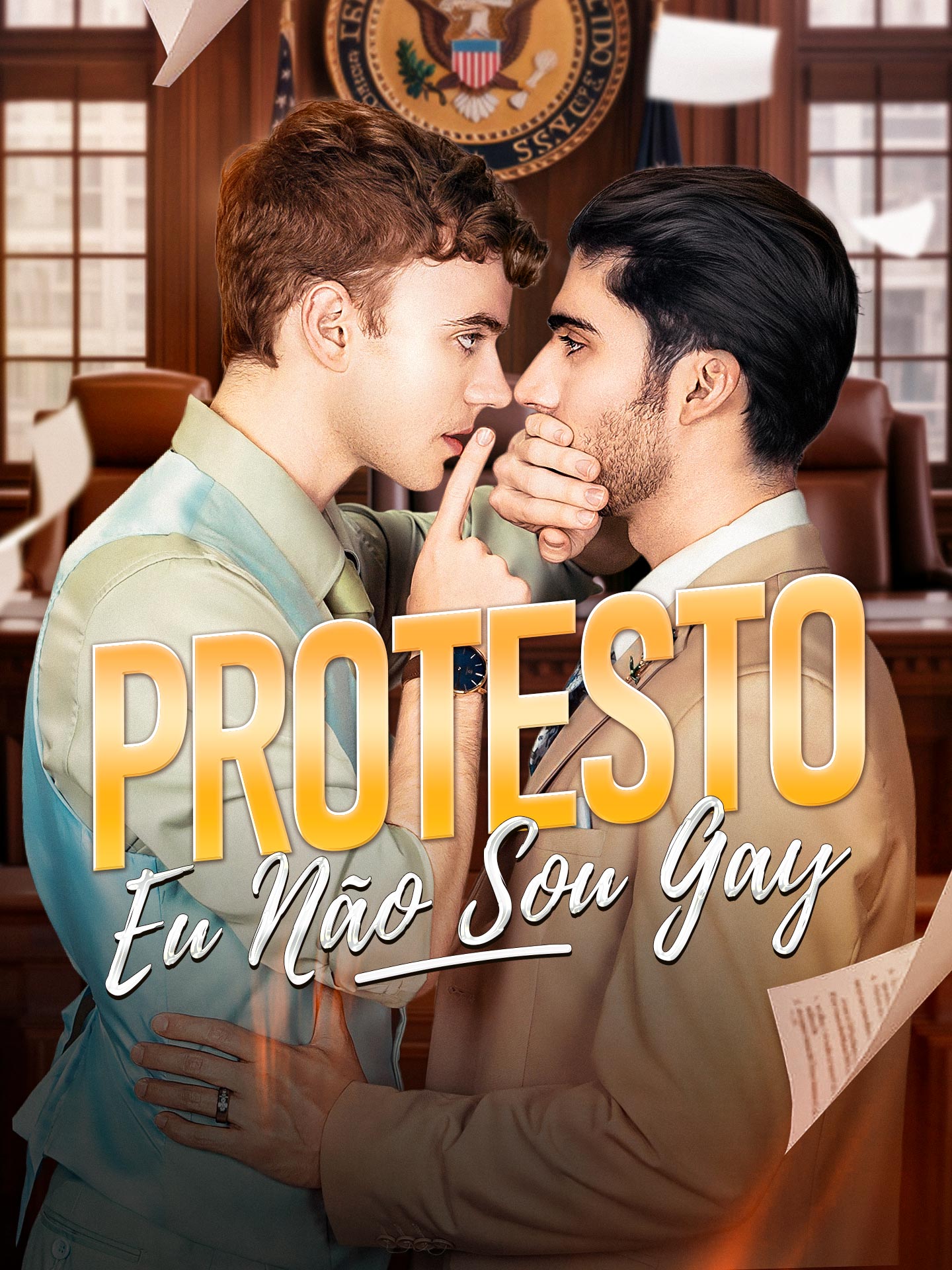 Poster Protesto, Eu Não Sou Gay