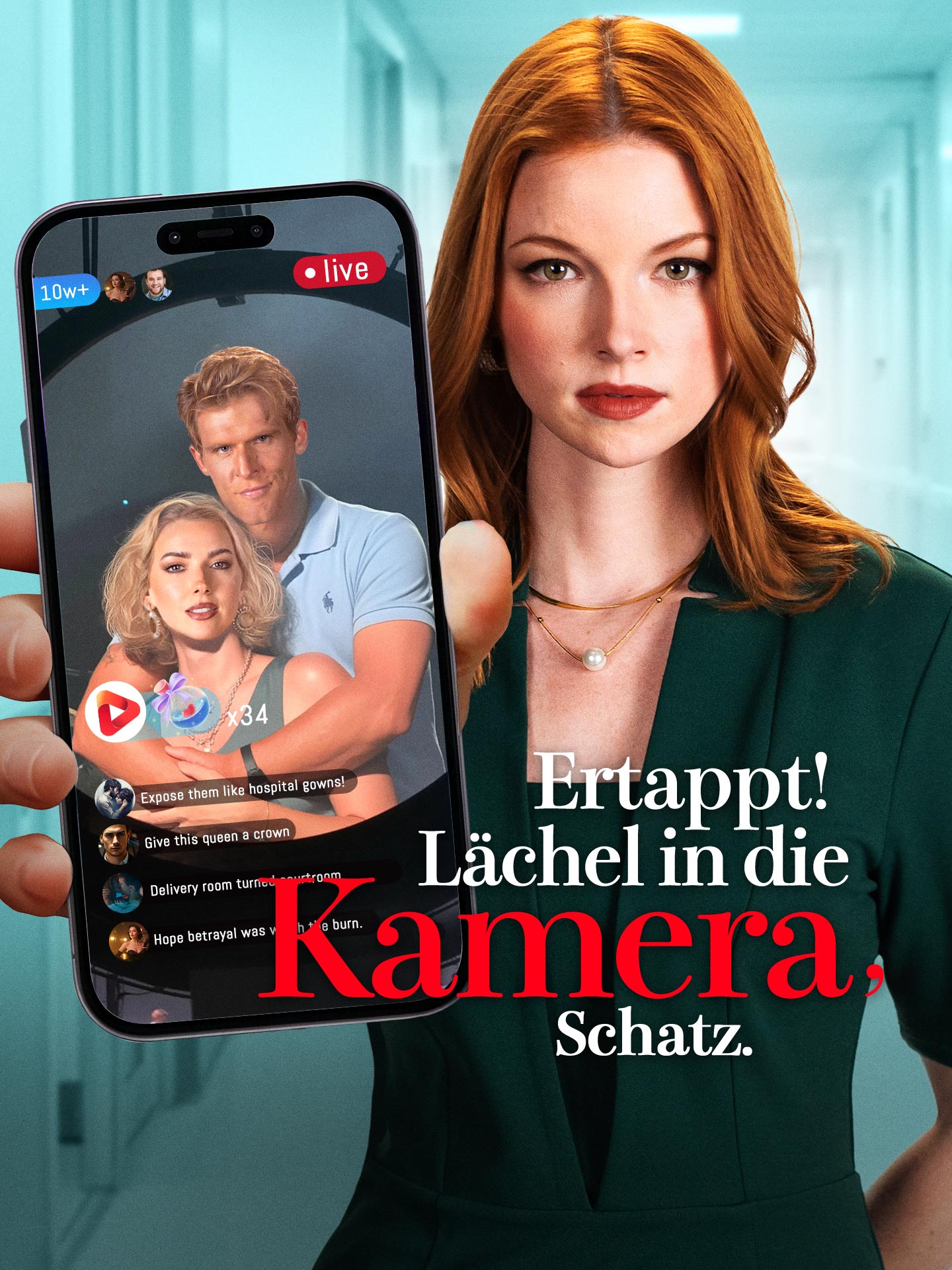 Ertappt! Lächel in die Kamera, Schatz