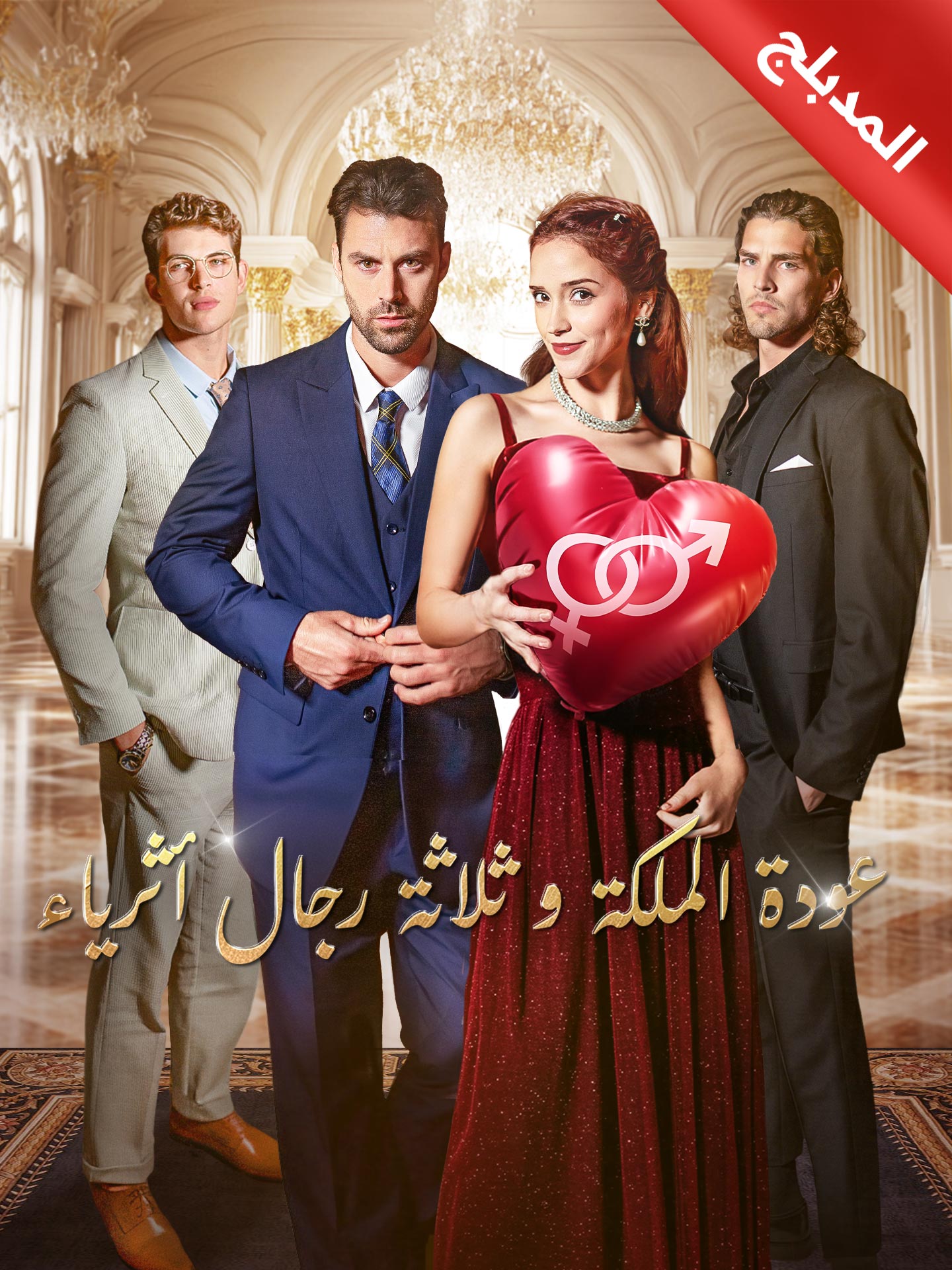 المدبلج-عودة الملكة و ثلاثة رجال أثرياء