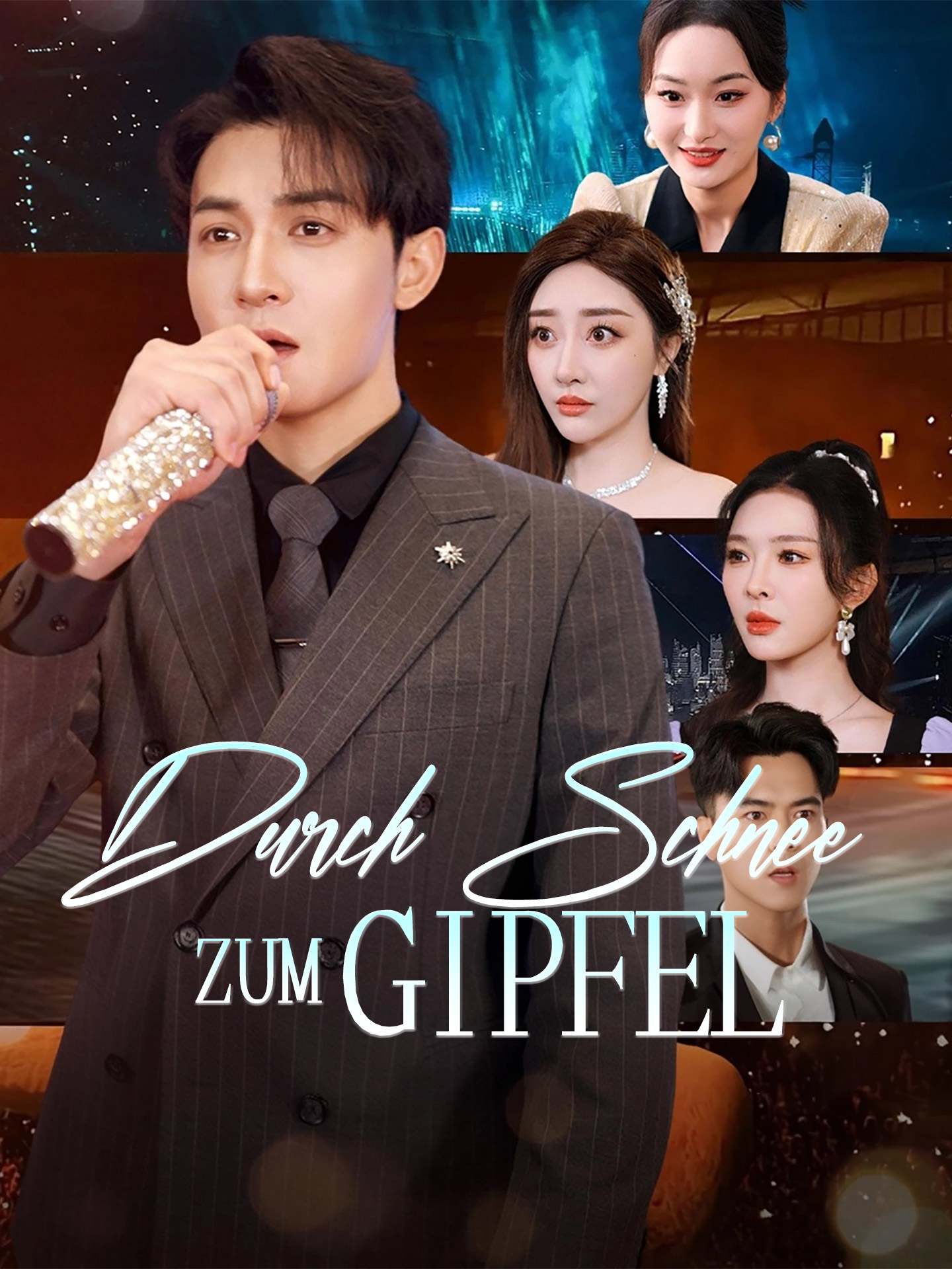 Durch Schnee zum Gipfel