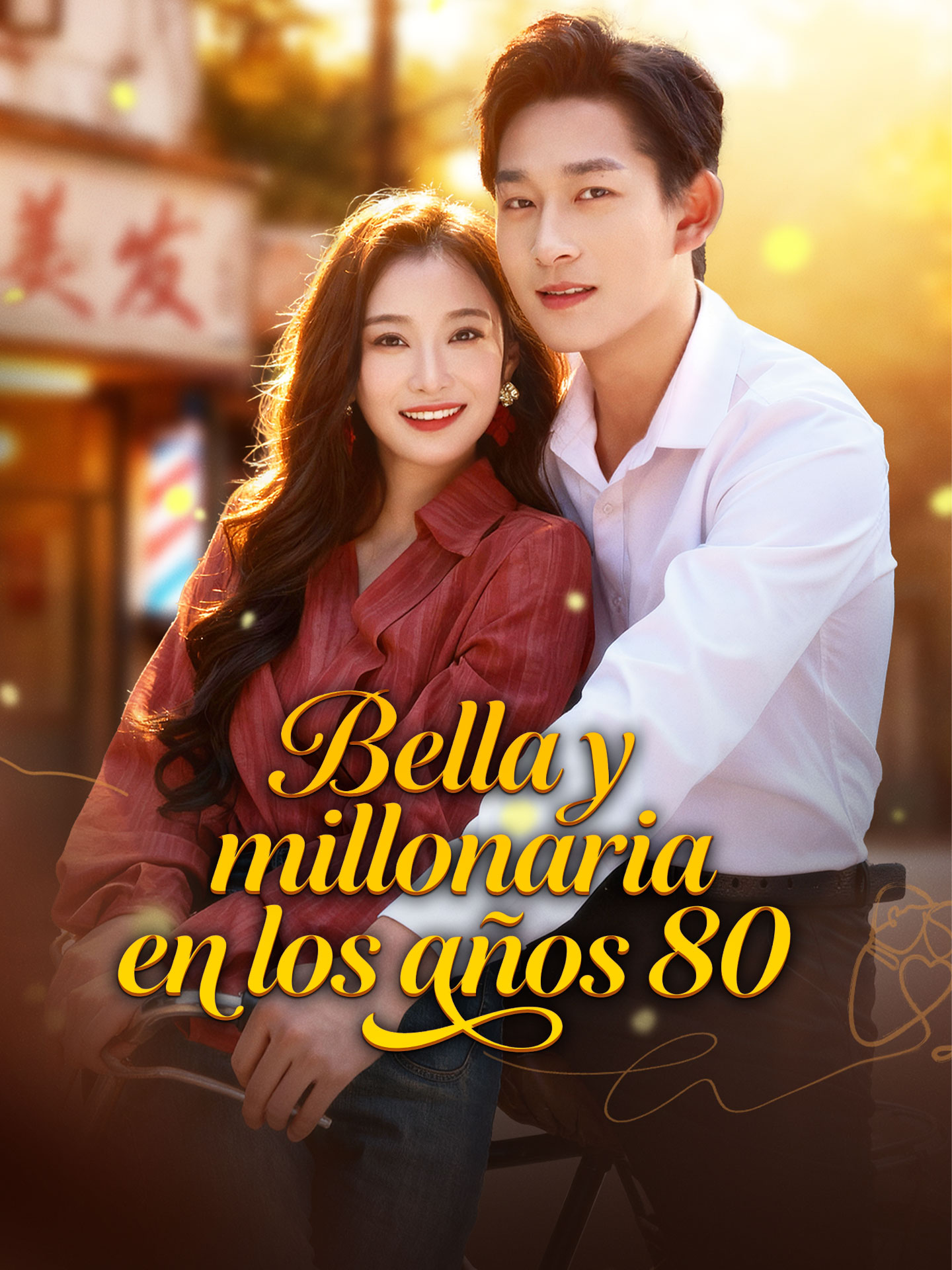 Bella y millonaria en los años 80