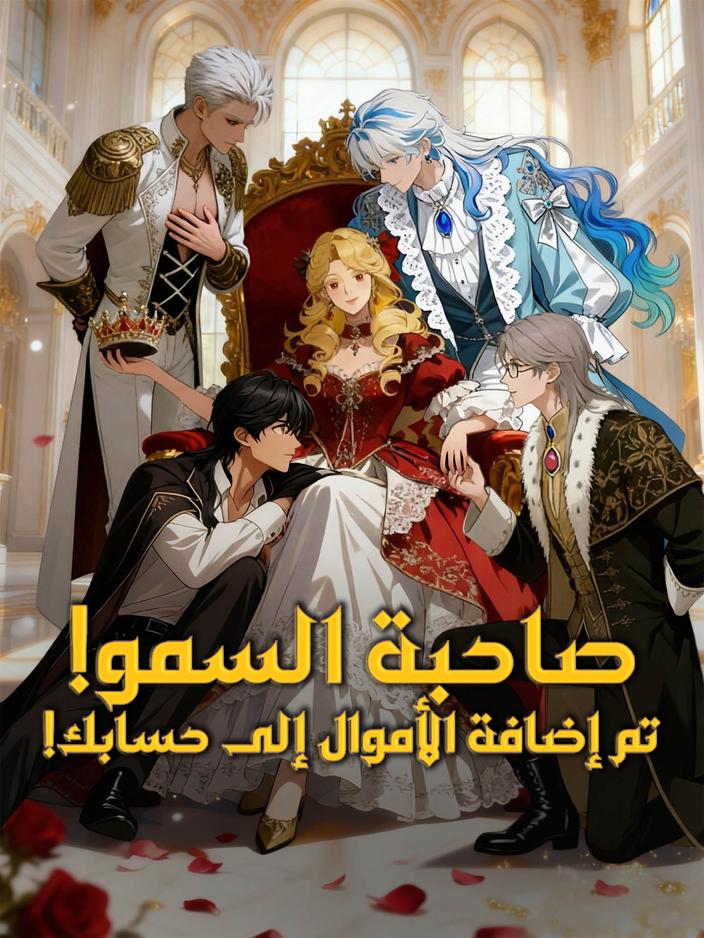 صاحبة السمو! تم إضافة الأموال إلى حسابك!