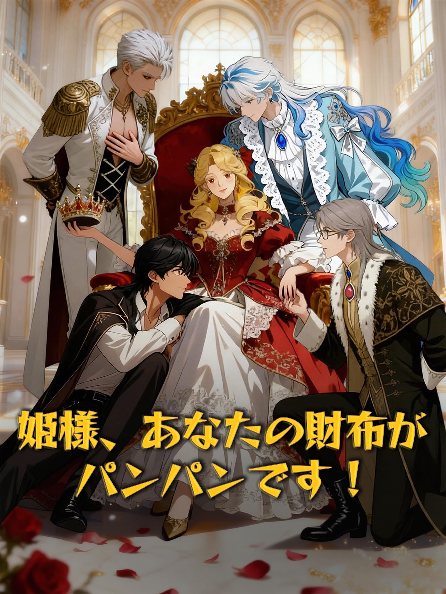 姫様、あなたの財布がパンパンです！