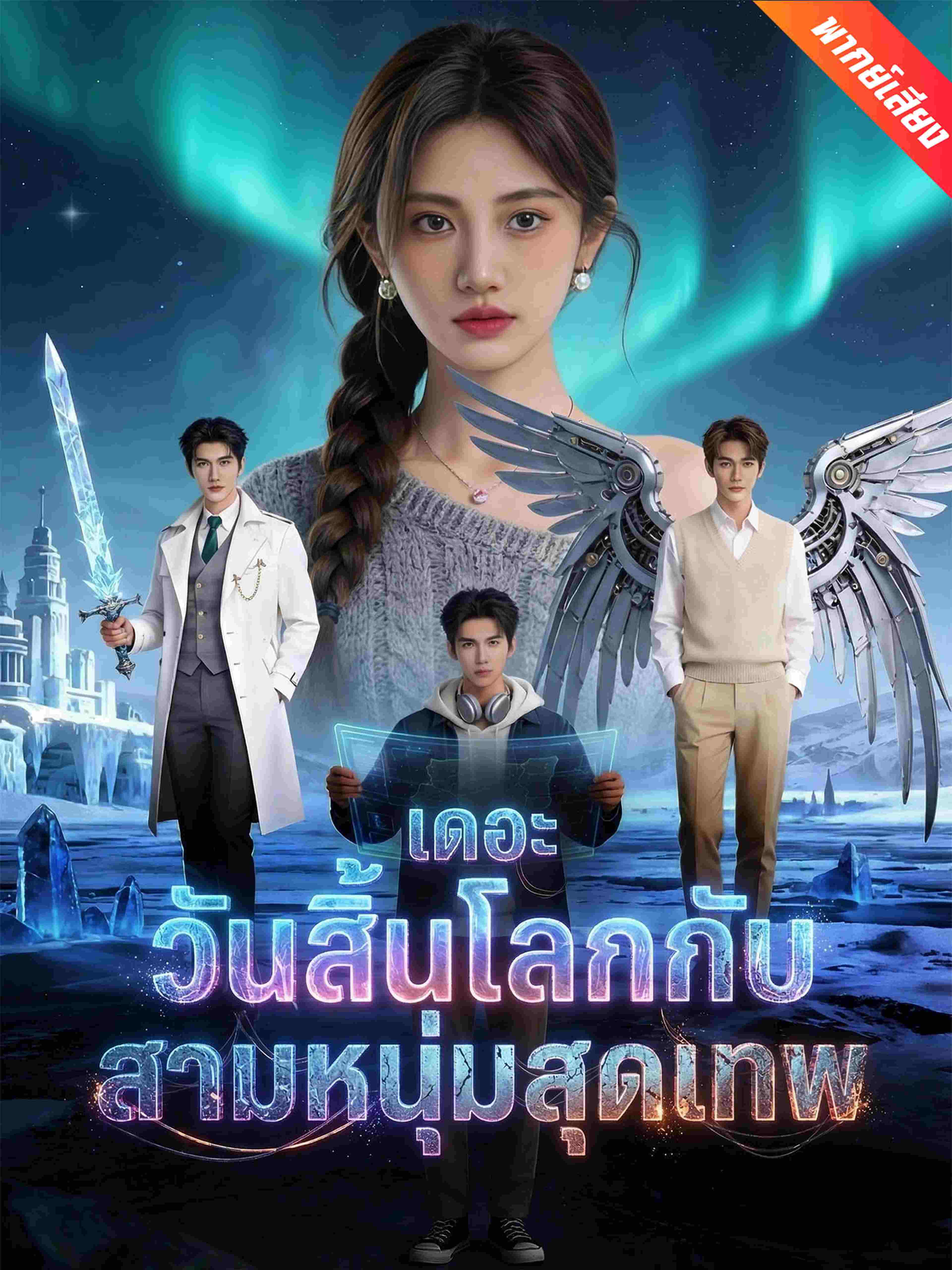 วันสิ้นโลกกับสามหนุ่มสุดเทพ (พากย์เสียง)
