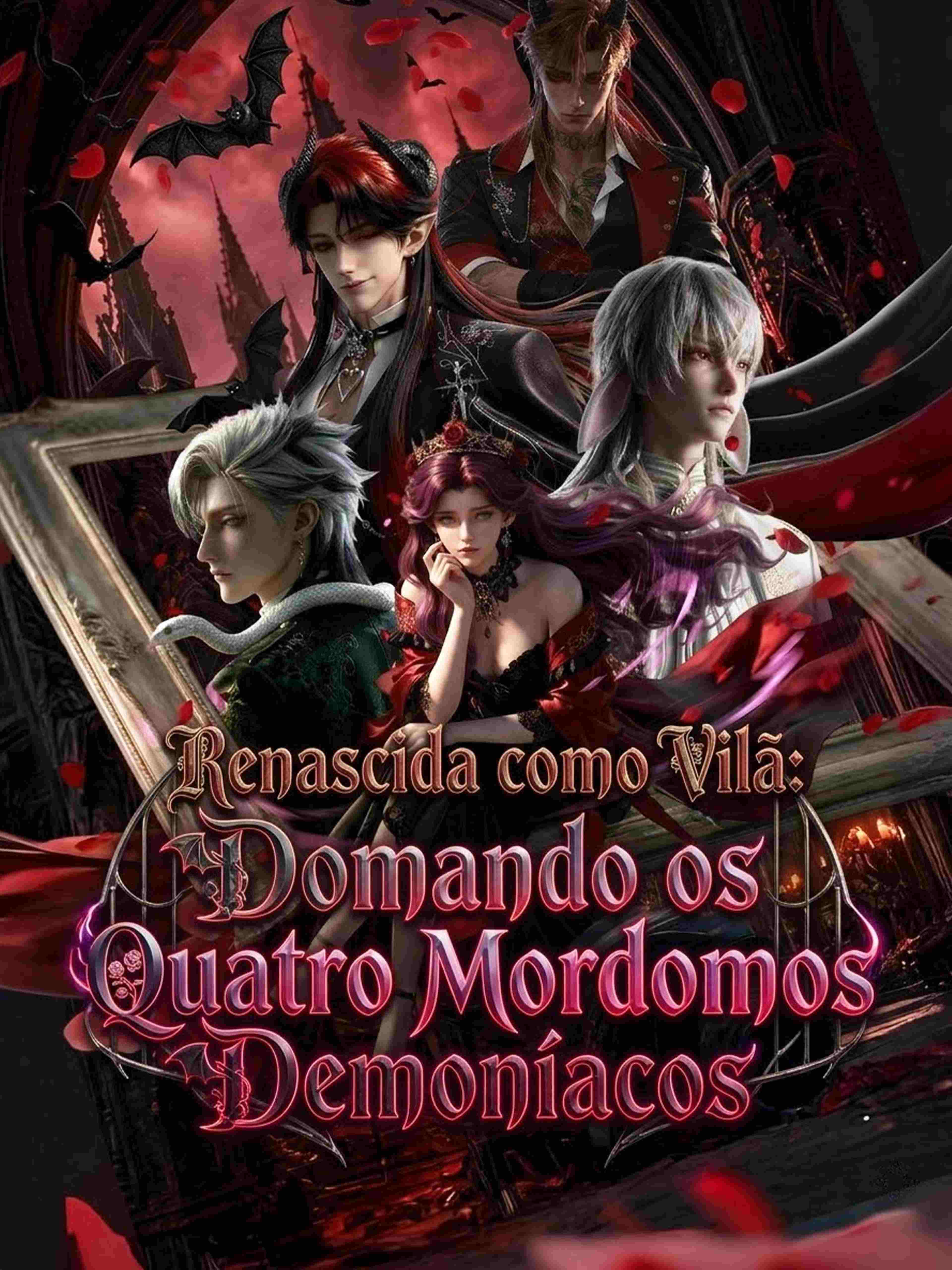 Renascida como Vilã: Domando os Quatro Mordomos Demoníacos