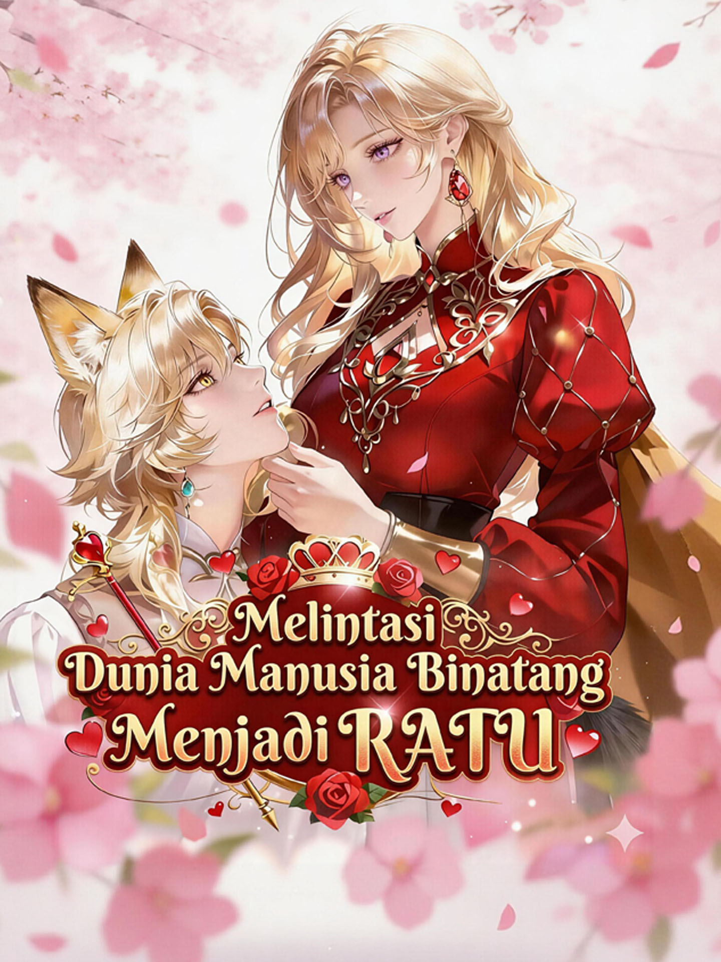 Poster Melintasi Dunia Manusia Binatang dan Menjadi Ratu