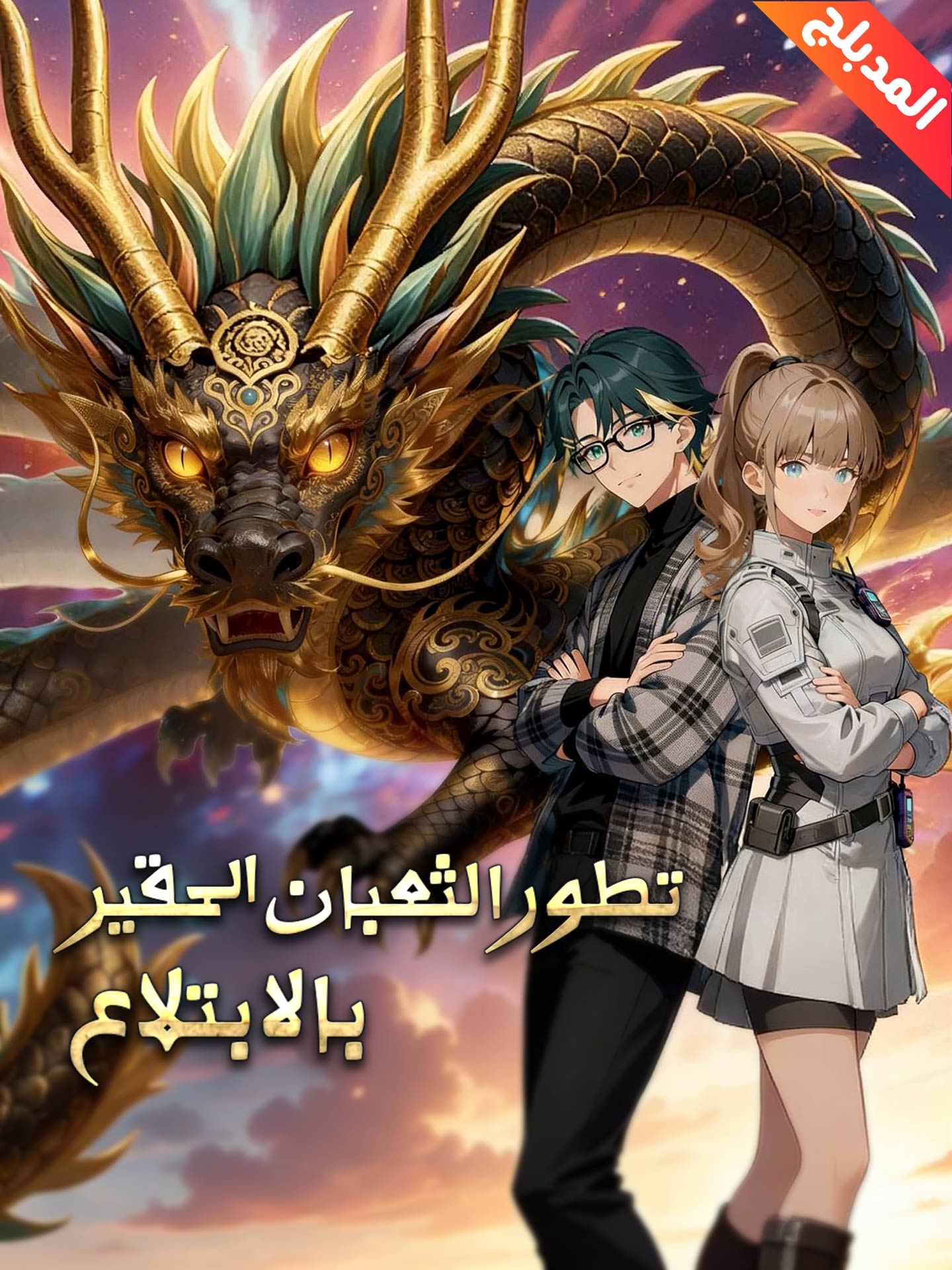 المدبلج-تطور الثعبان الحقير بالابتلاع