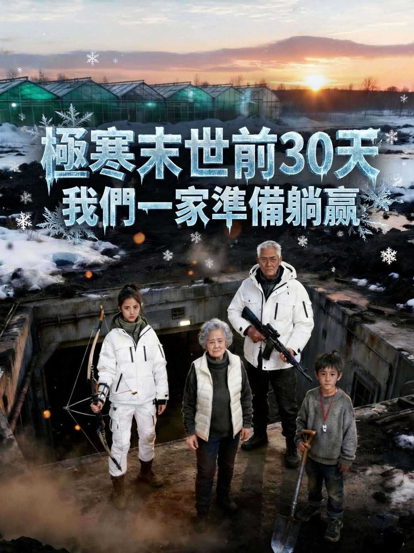 極寒末世前30天，我們一家準備躺贏