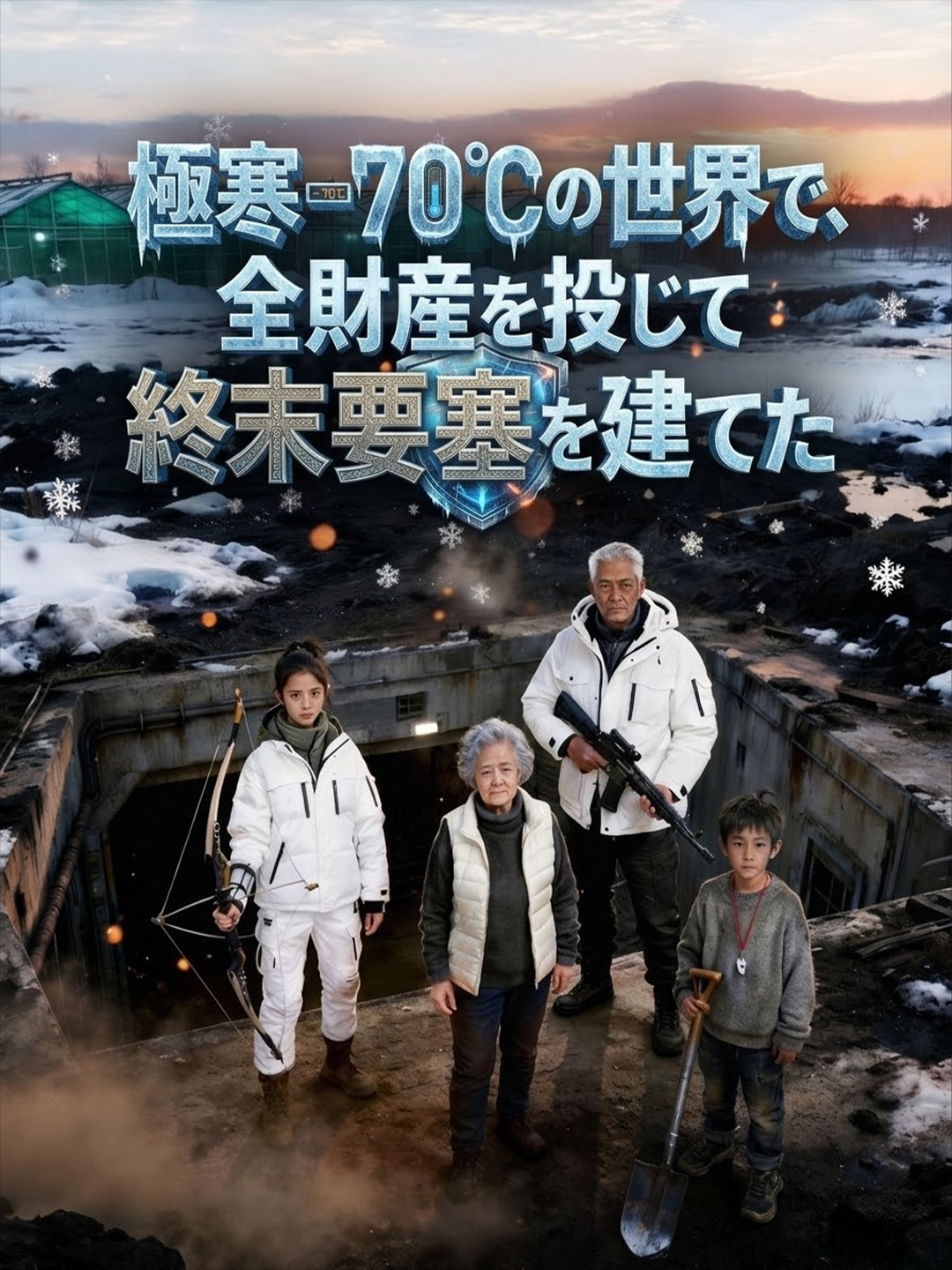 極寒−70℃の世界で、全財産を投じて終末要塞を建てた
