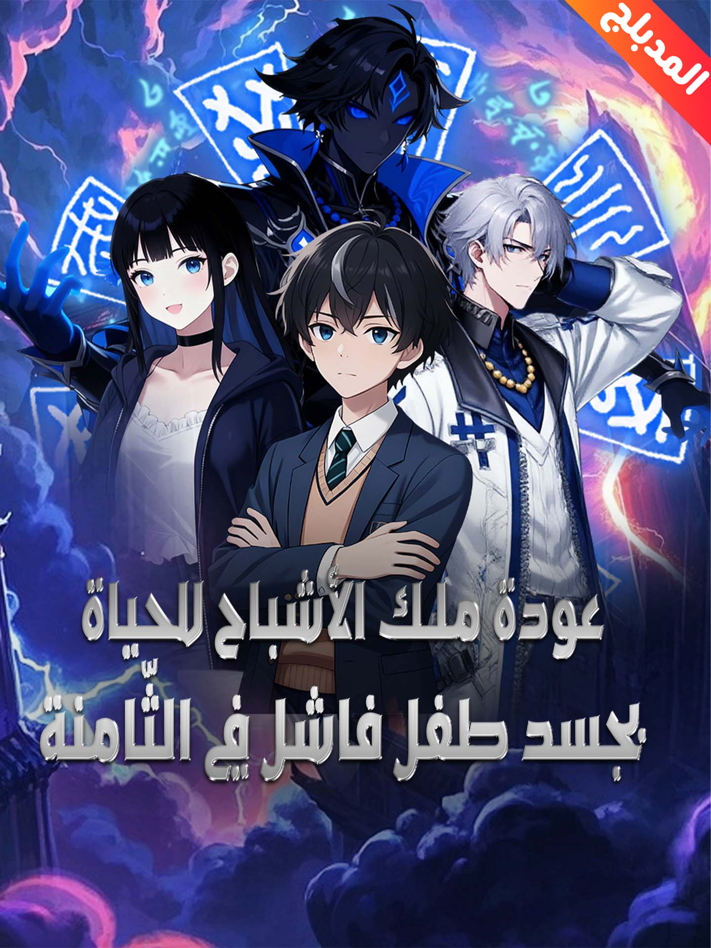 المدبلج-عودة ملك الأشباح للحياة بجسد طفل فاشل في الثّامنة