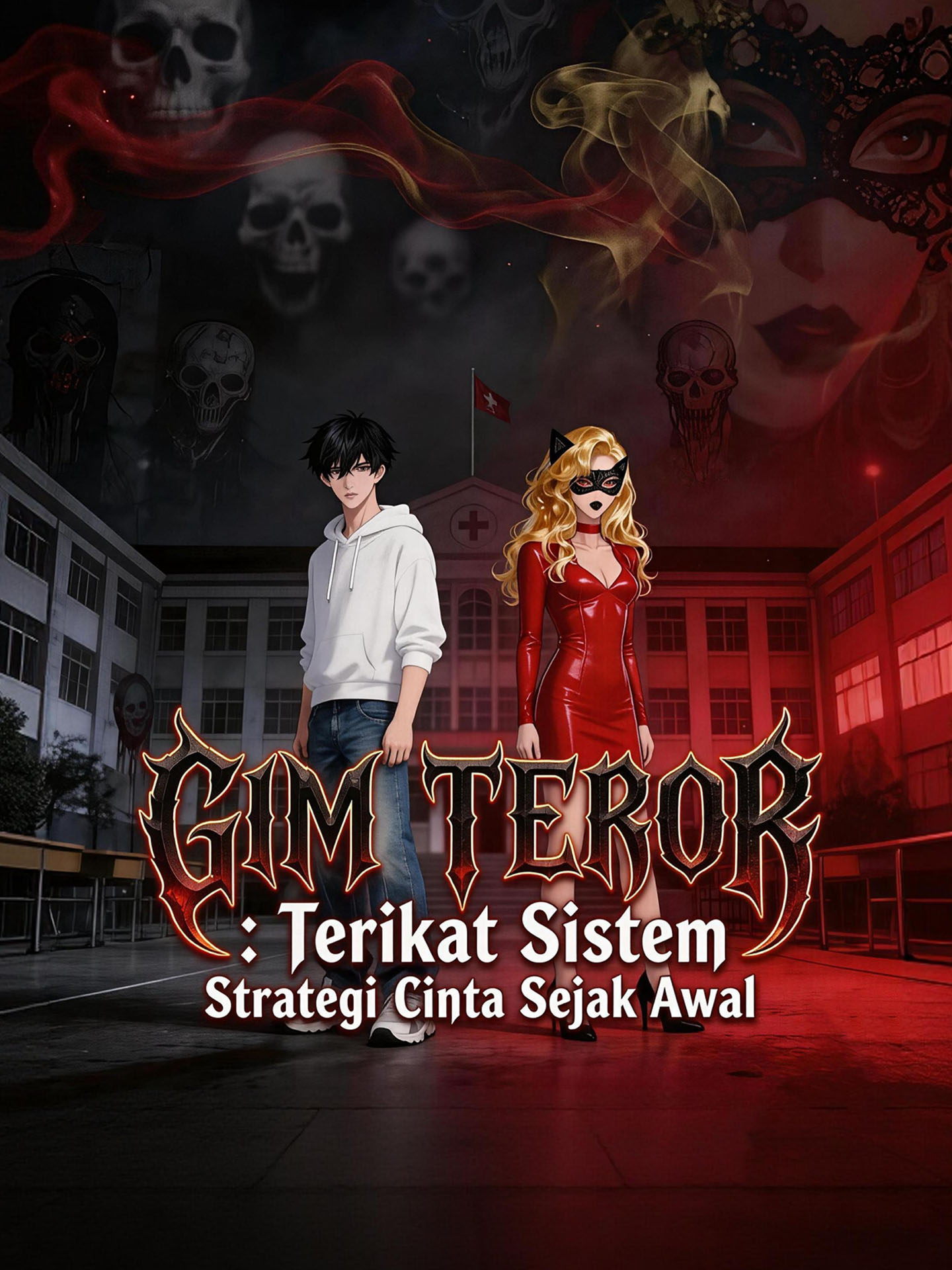 Poster Gim Teror: Terikat Sistem Strategi Cinta Sejak Awal