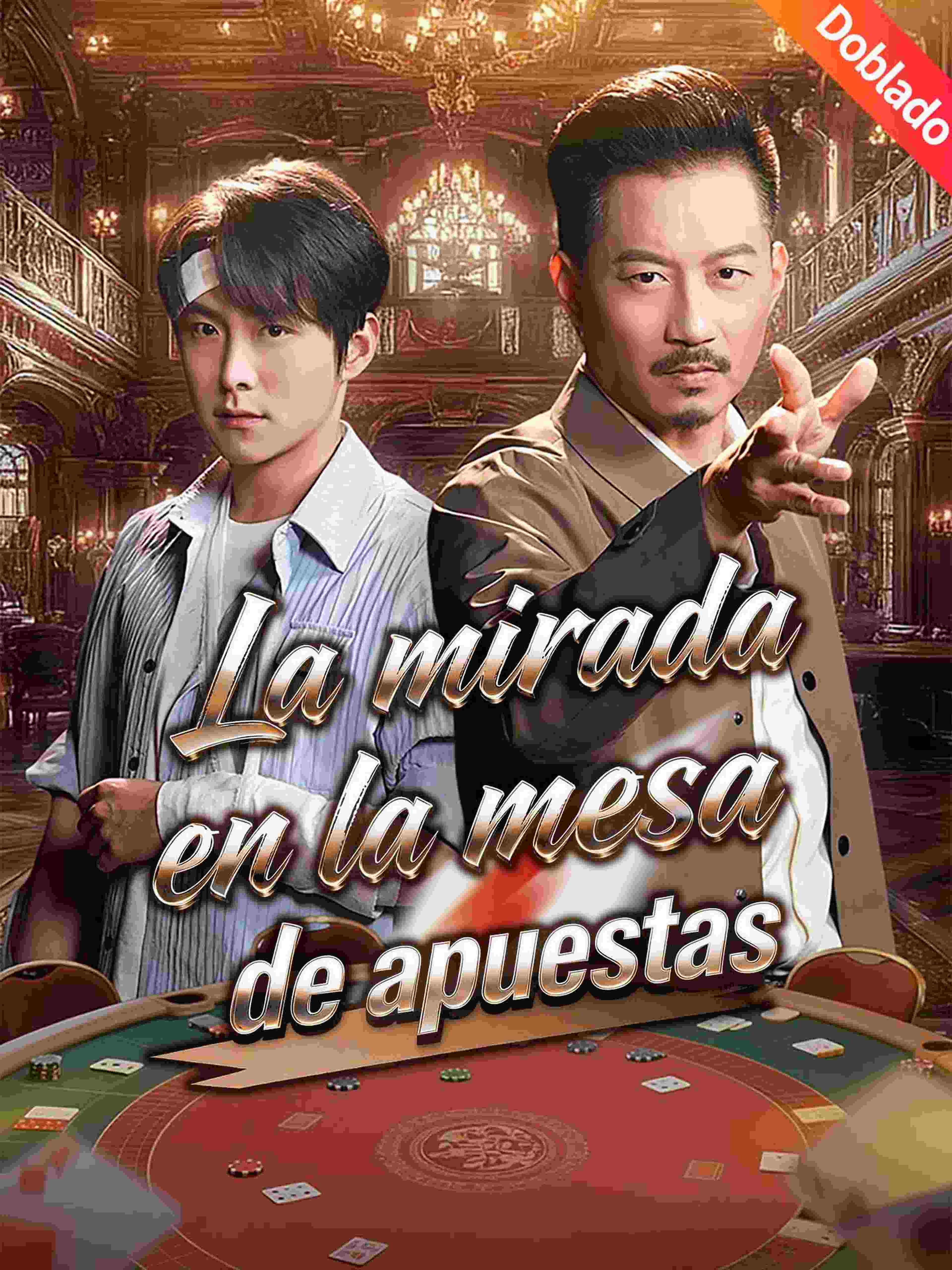 Doblado La Mirada En La Mesa De Apuestas