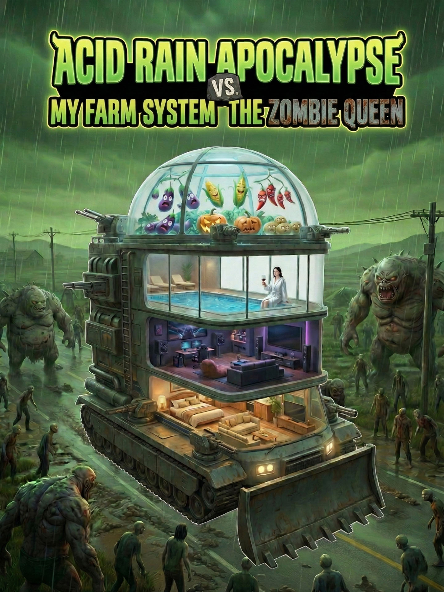 Acid Rain Apocalypse: My Farm System vs. the Zombie Queen