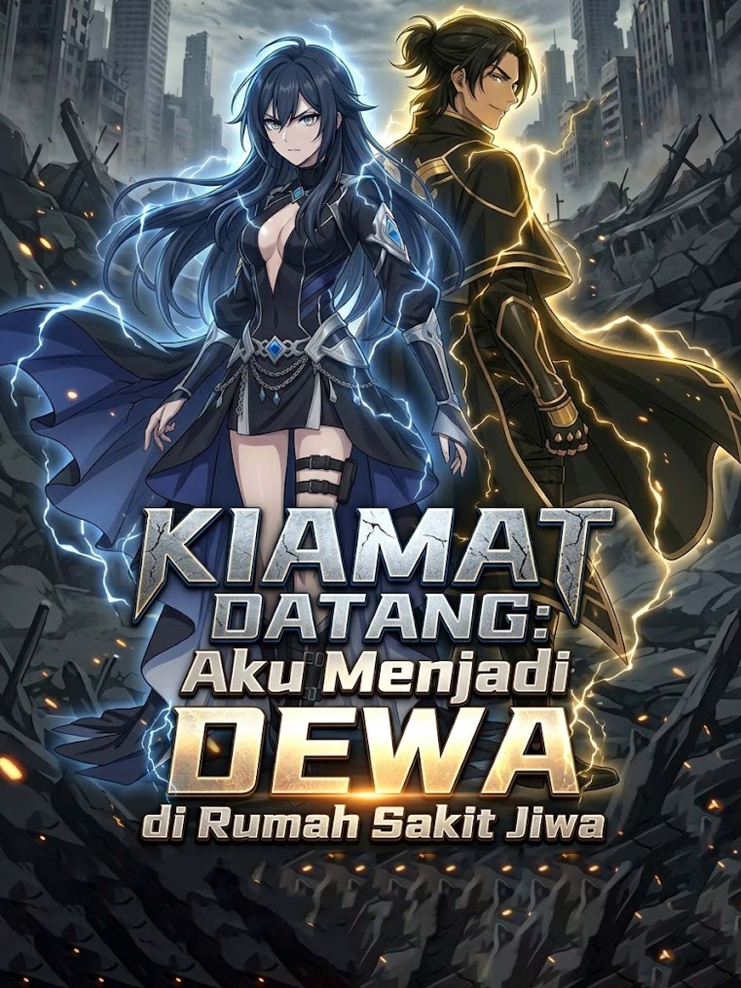 Poster Kiamat Datang: Aku Menjadi Dewa di Rumah Sakit Jiwa