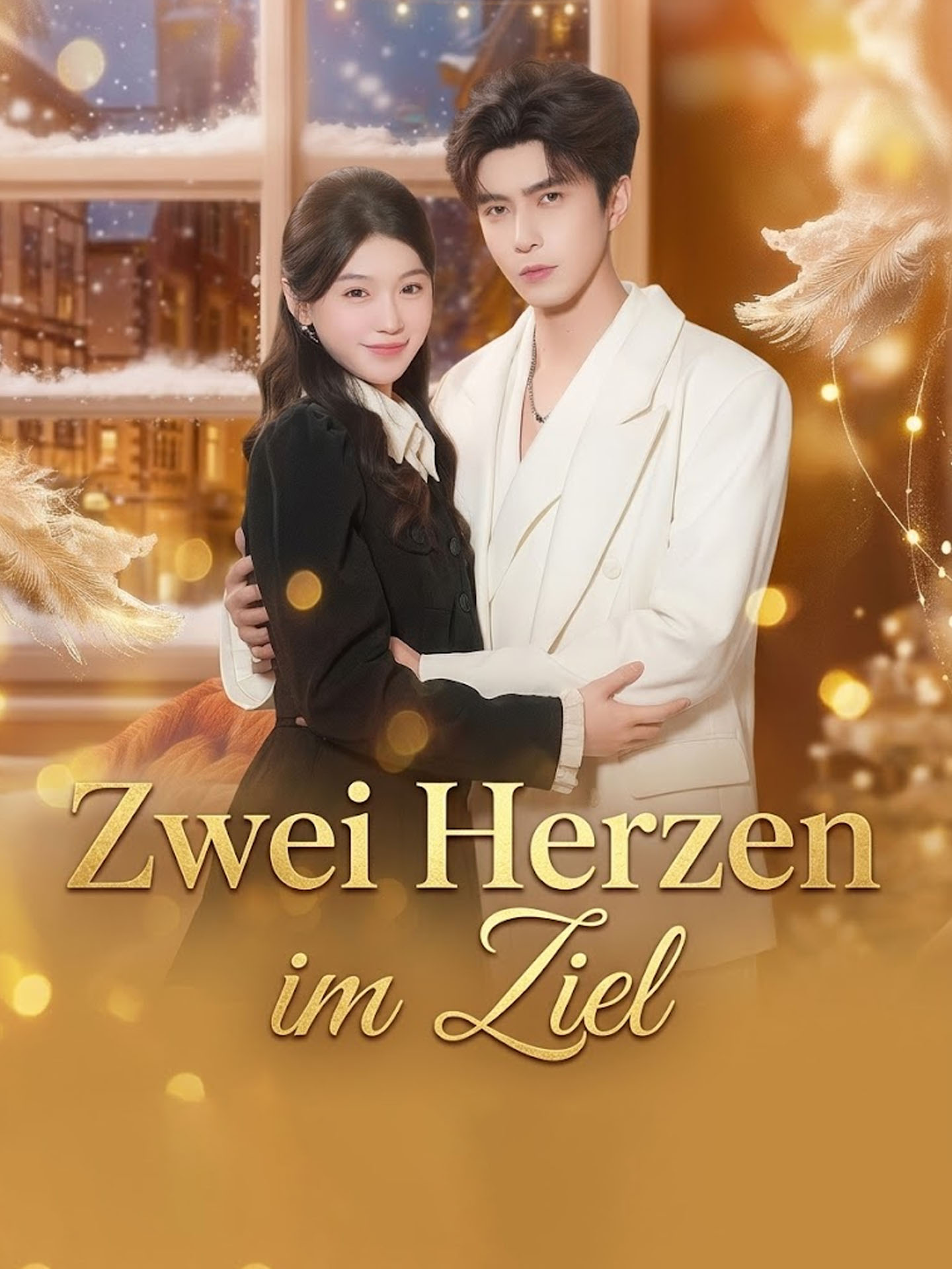 Zwei Herzen im Ziel