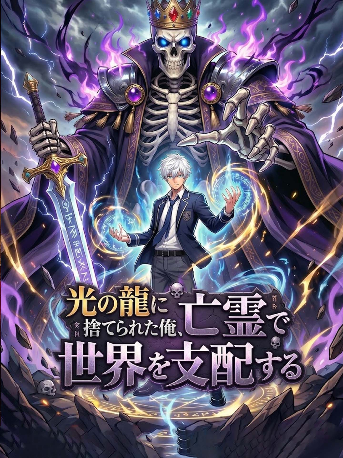 光の龍に捨てられた俺、亡霊で世界を支配する
