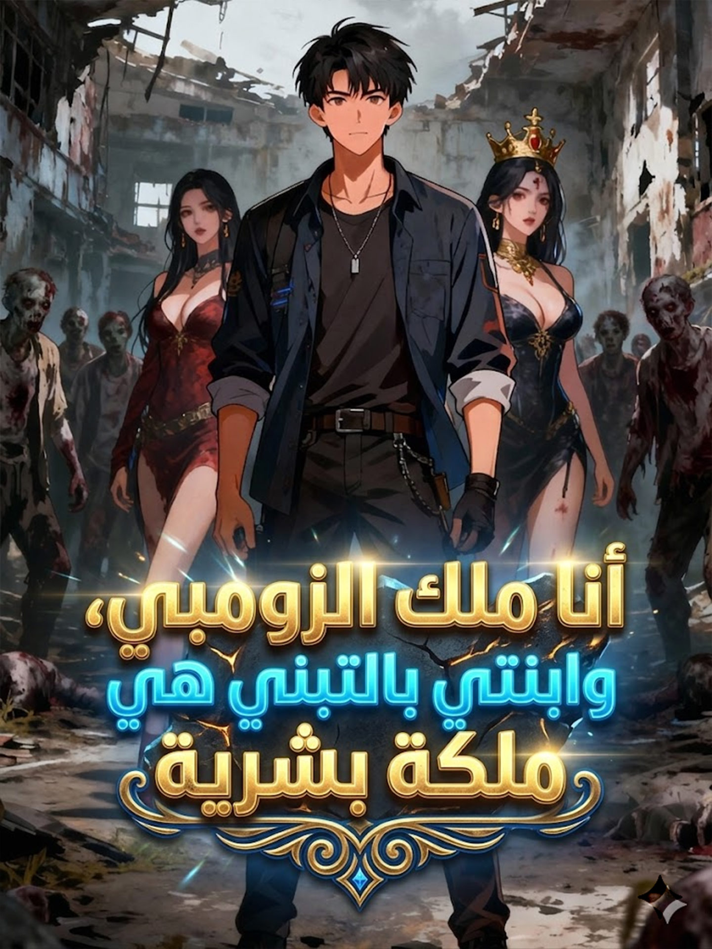 أنا ملك الزومبي، وابنتي بالتبني هي ملكة بشرية