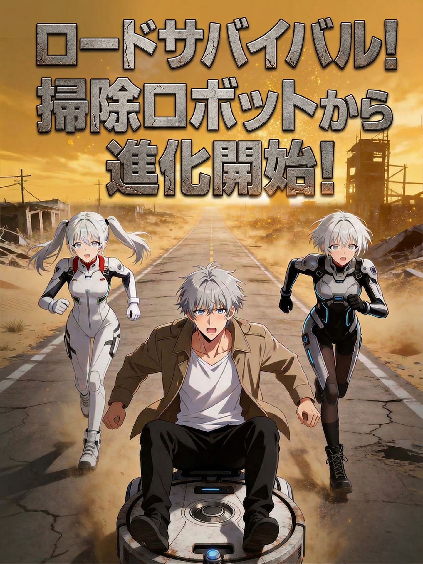 ロードサバイバル！掃除ロボットから進化開始！