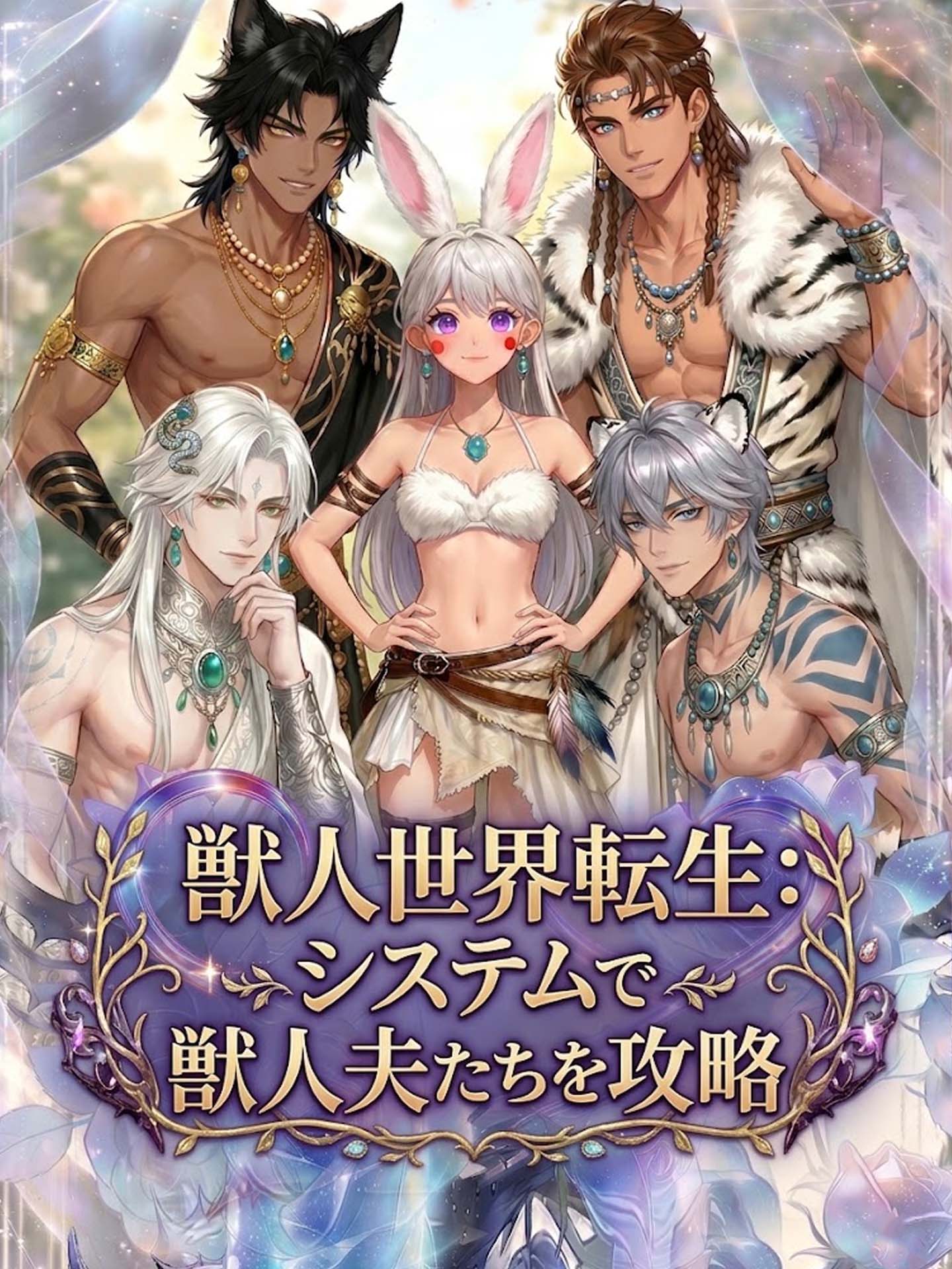 獣人世界転生：システムで獣人夫たちを攻略