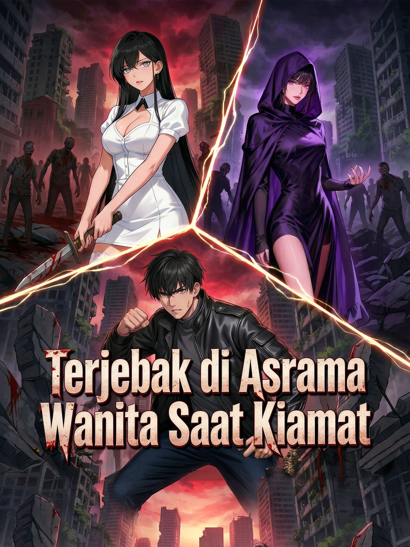 Poster Terjebak di Asrama Wanita Saat Kiamat