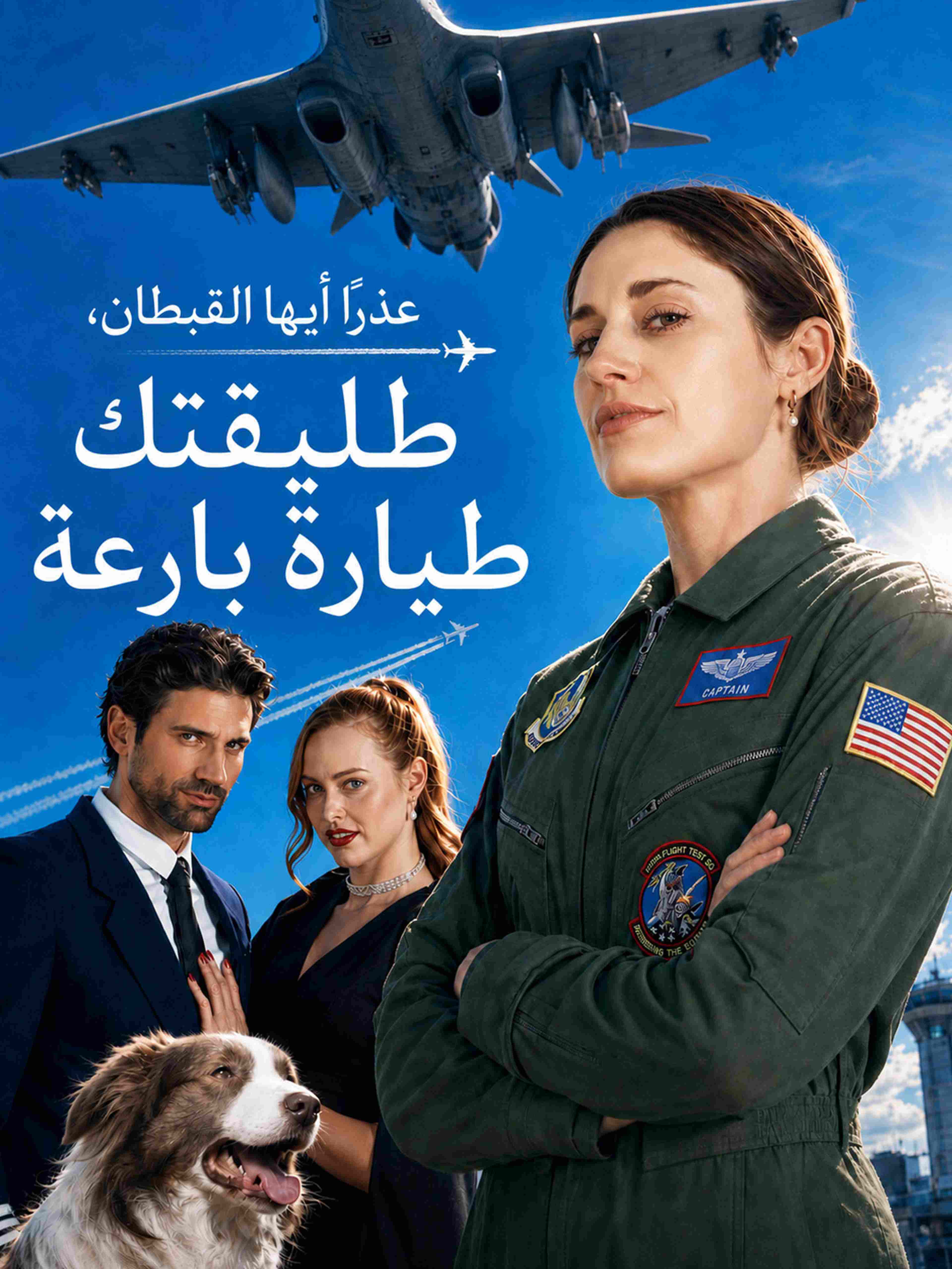 عذرًا أيها القبطان، طليقتك طيارة بارعة