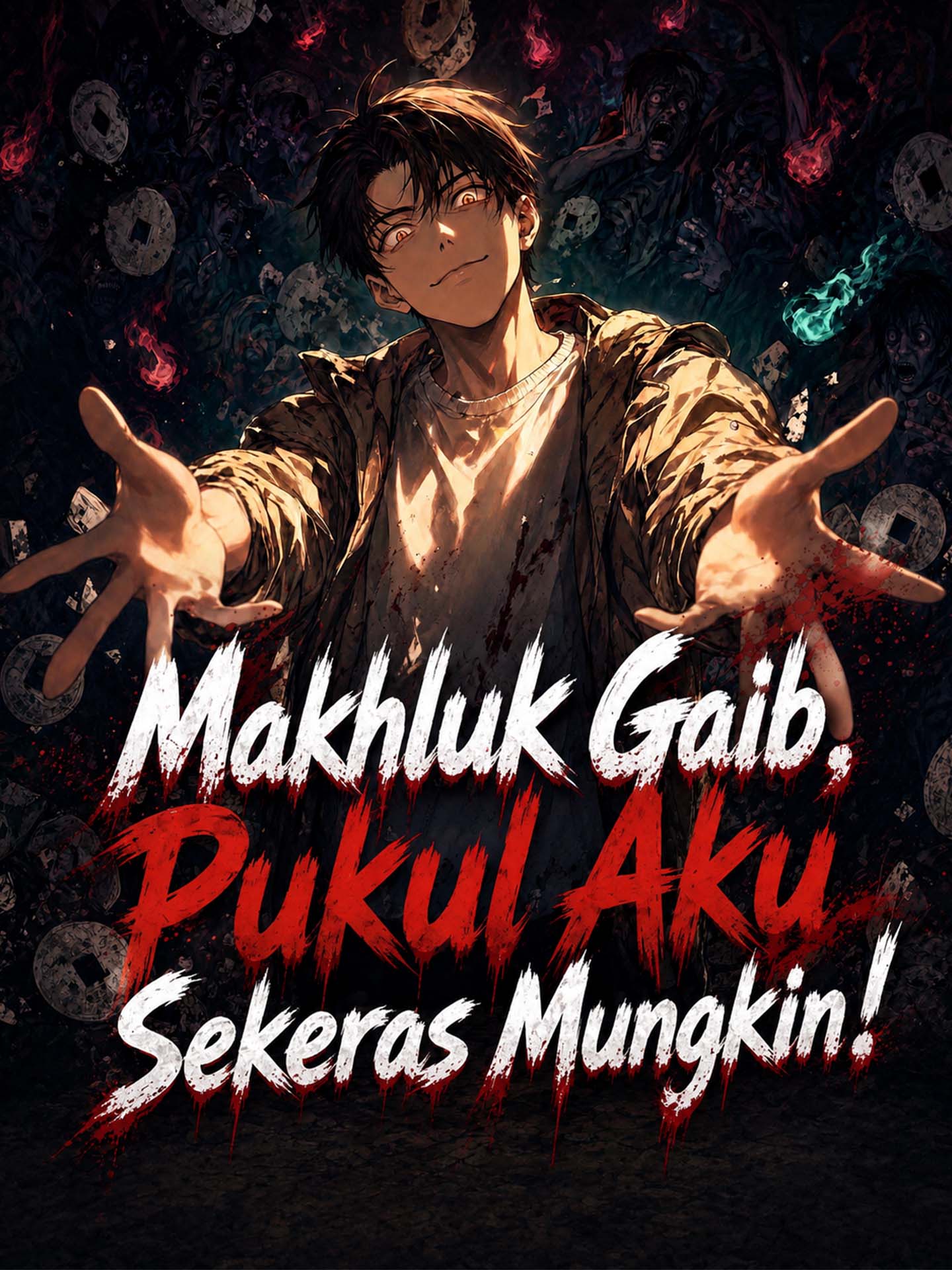 Poster Makhluk Gaib, Pukul Aku Sekeras Mungkin!