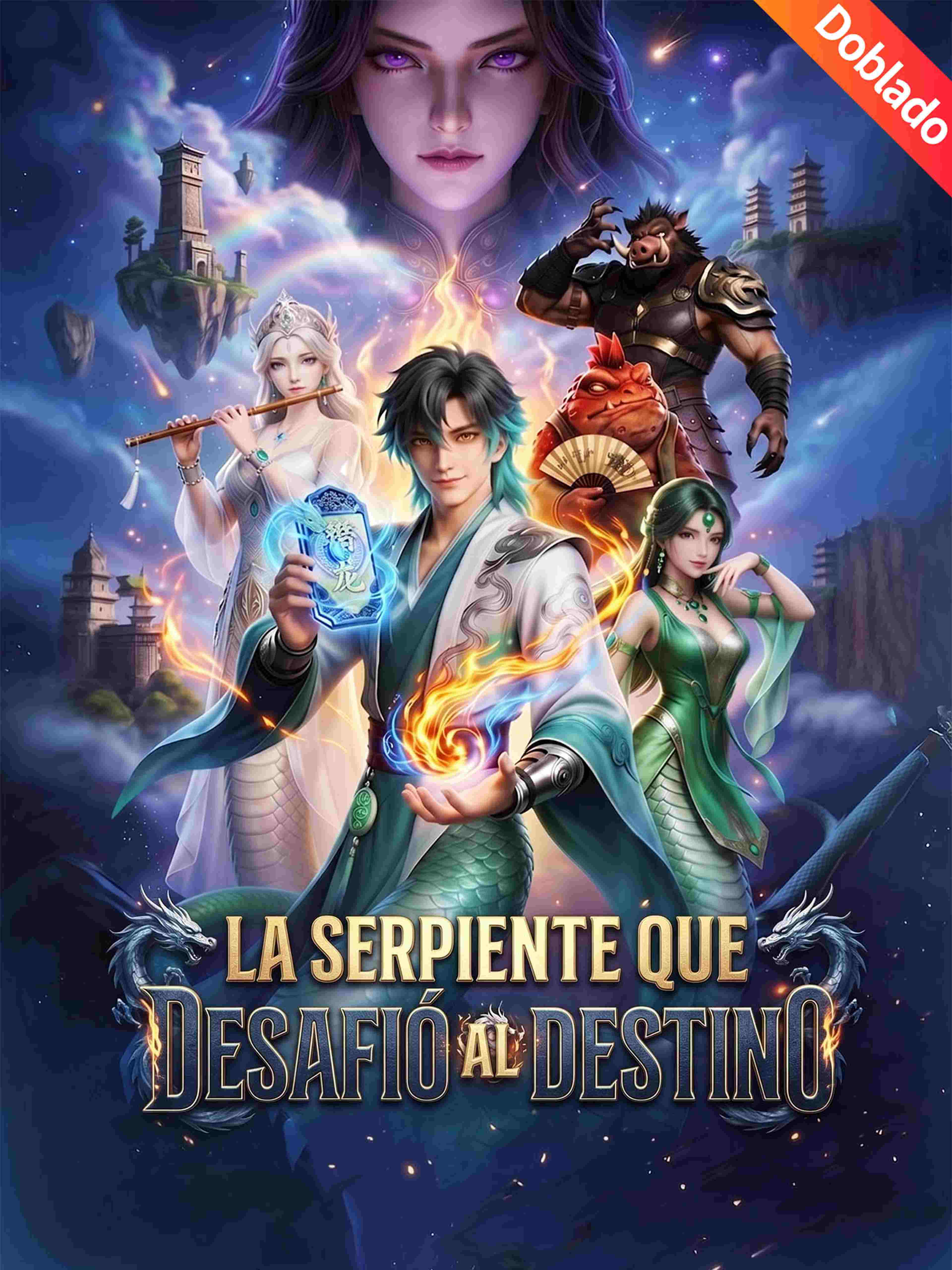 La serpiente que desafió al destino (Doblado)