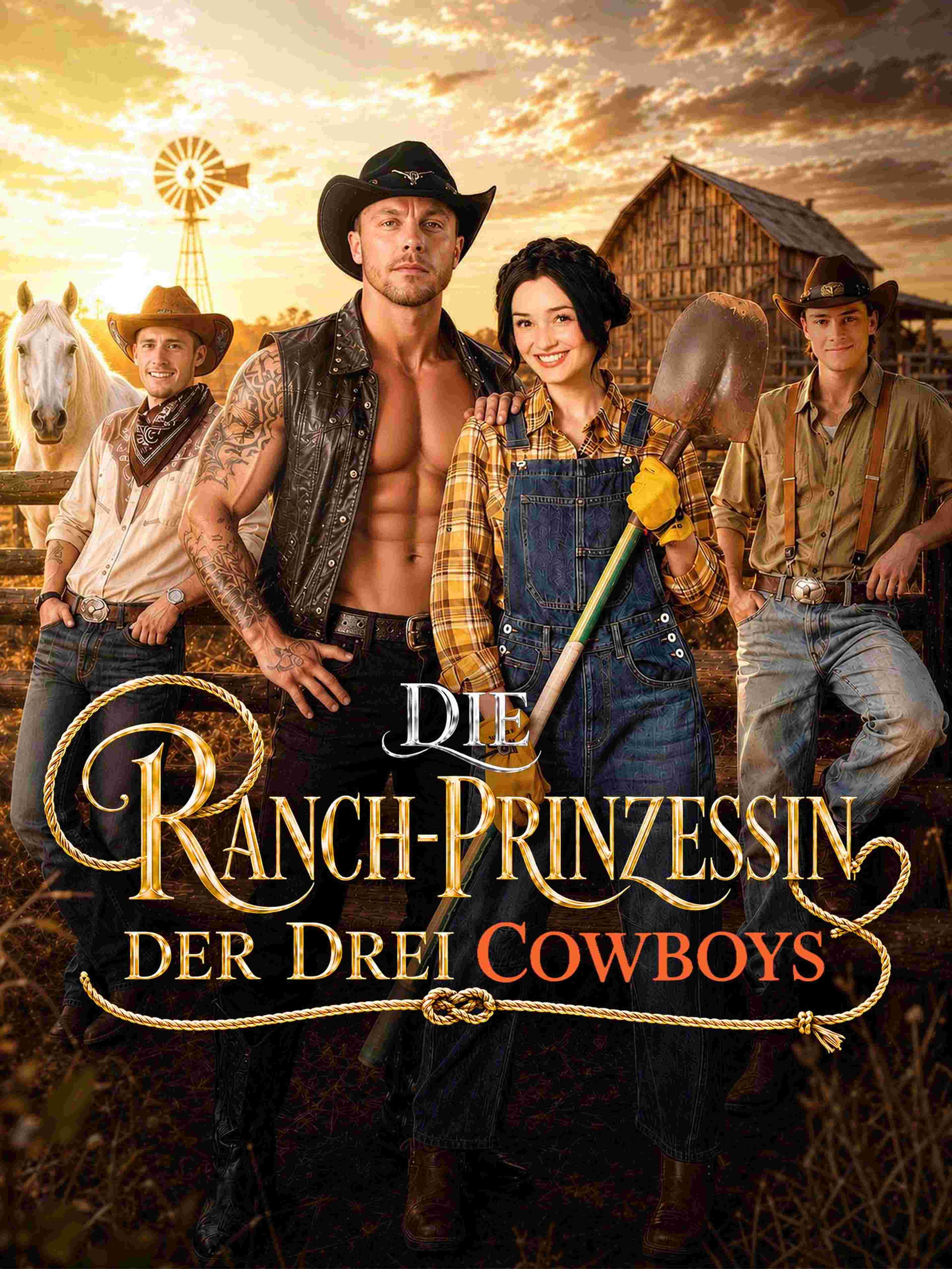 Die Ranch-Prinzessin der drei Cowboys