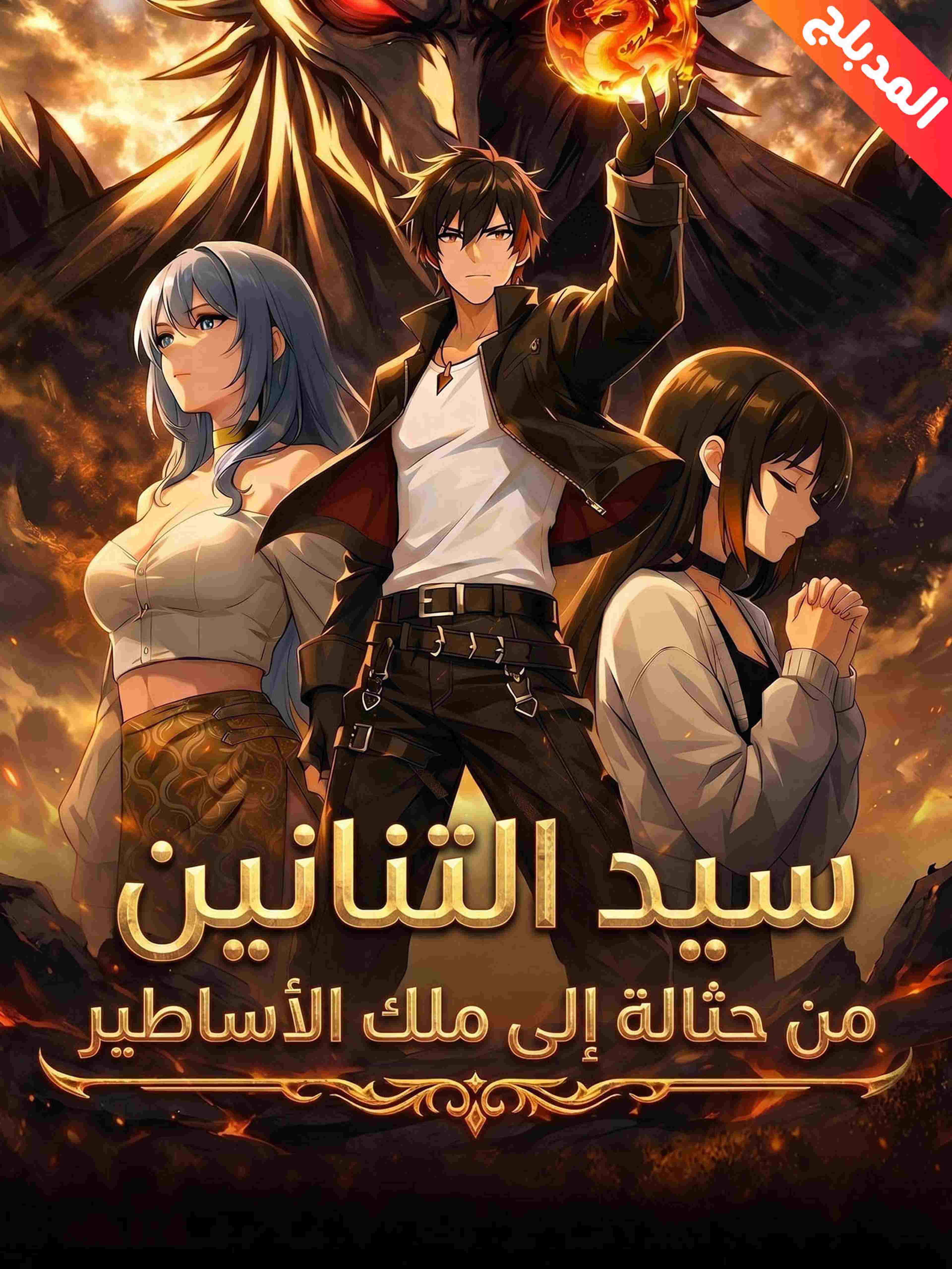 المدبلج-سيد التنانين: من حثالة إلى ملك الأساطير