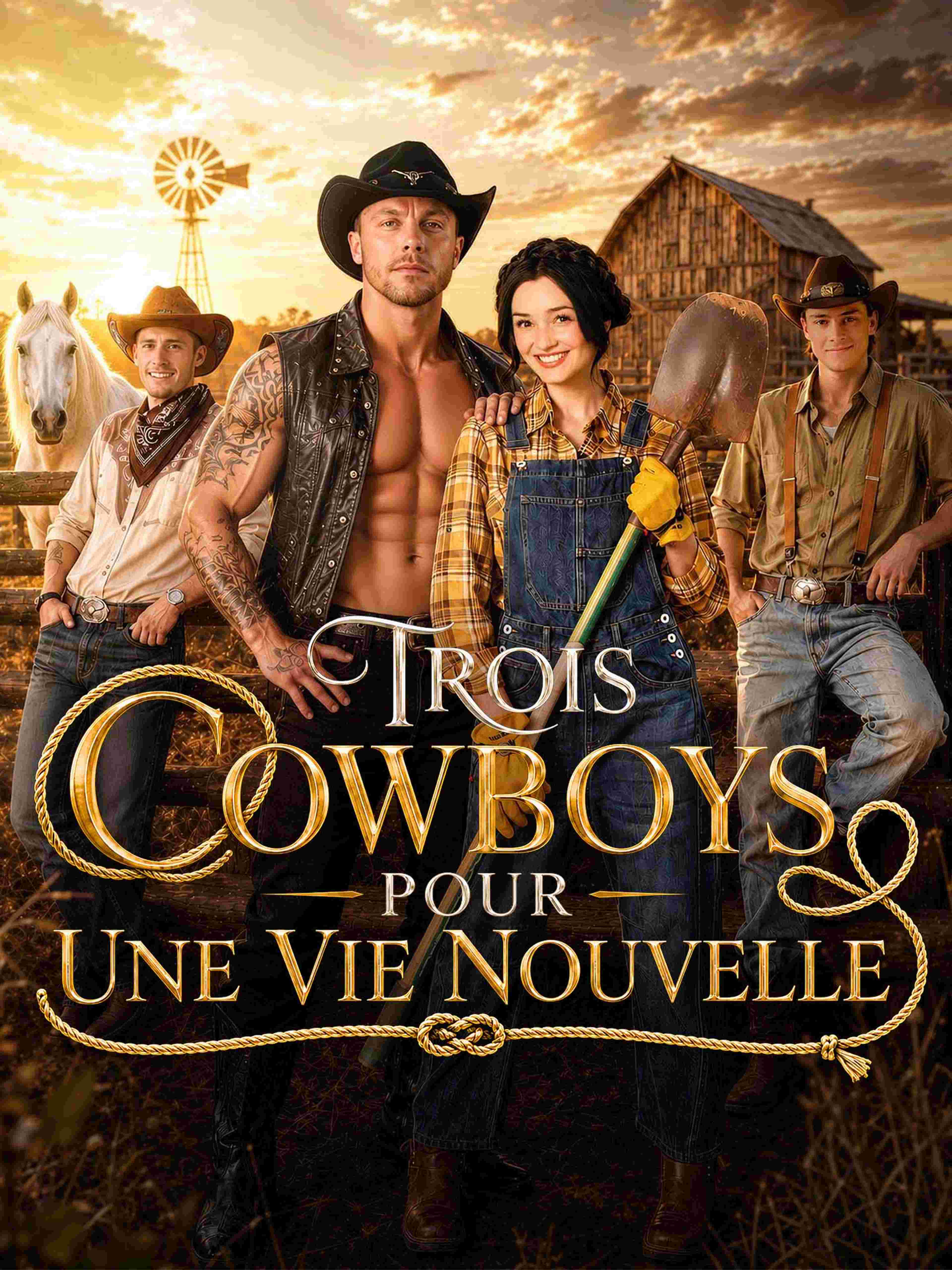 Trois cowboys pour une vie nouvelle