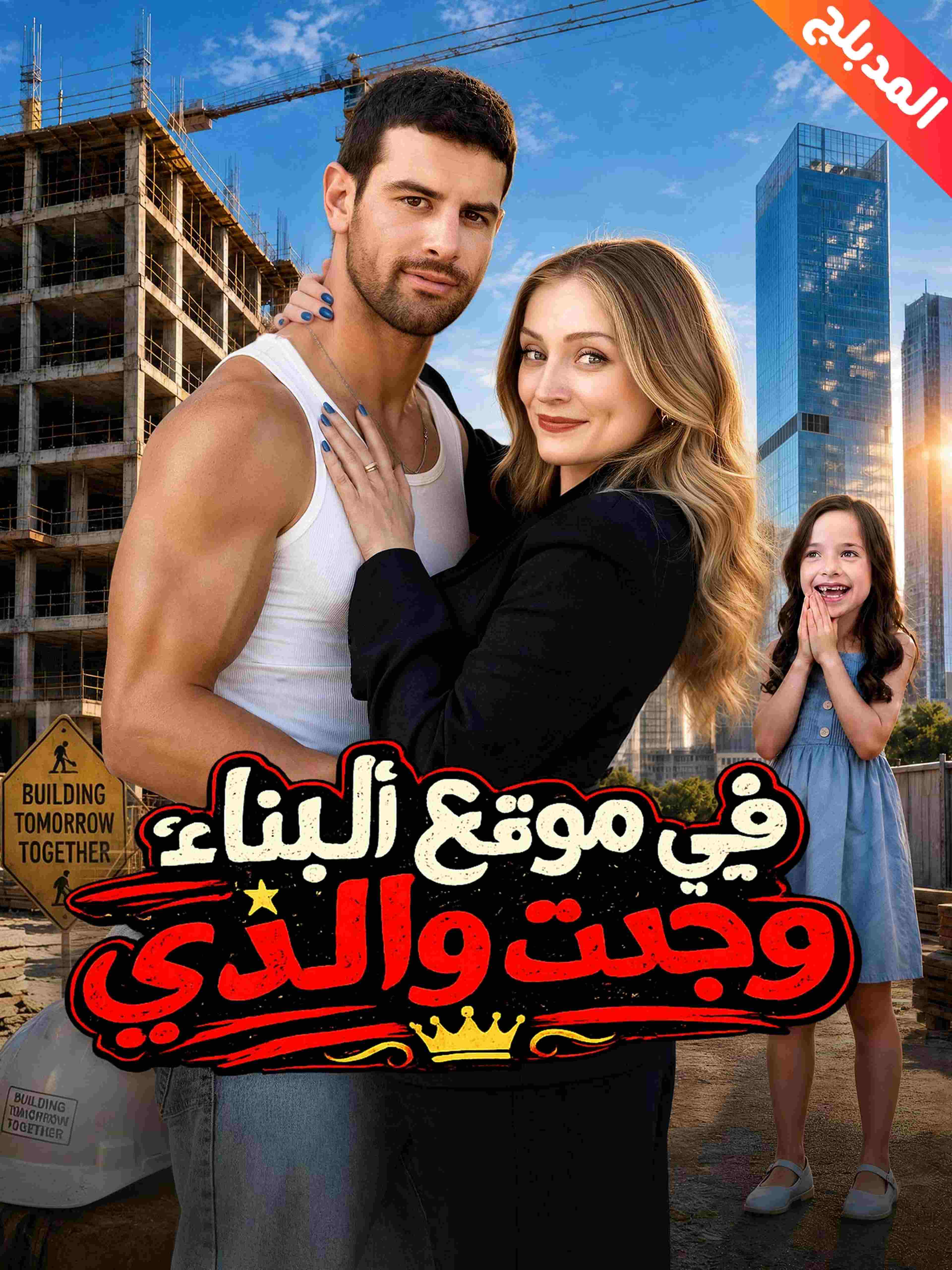 المدبلج في موقع البناء، وجدت والدي