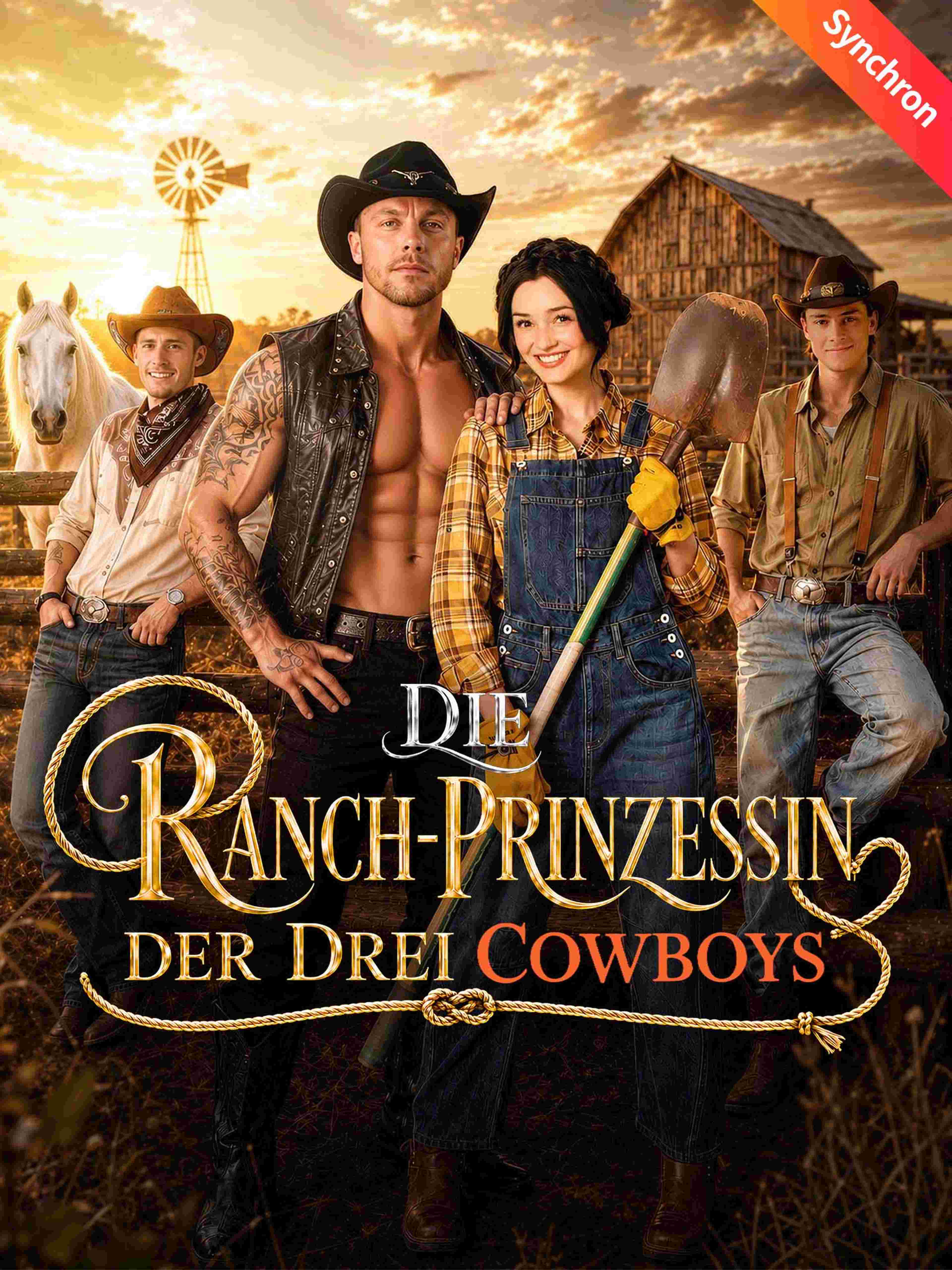 Die Ranch-Prinzessin der drei Cowboys (Synchron)
