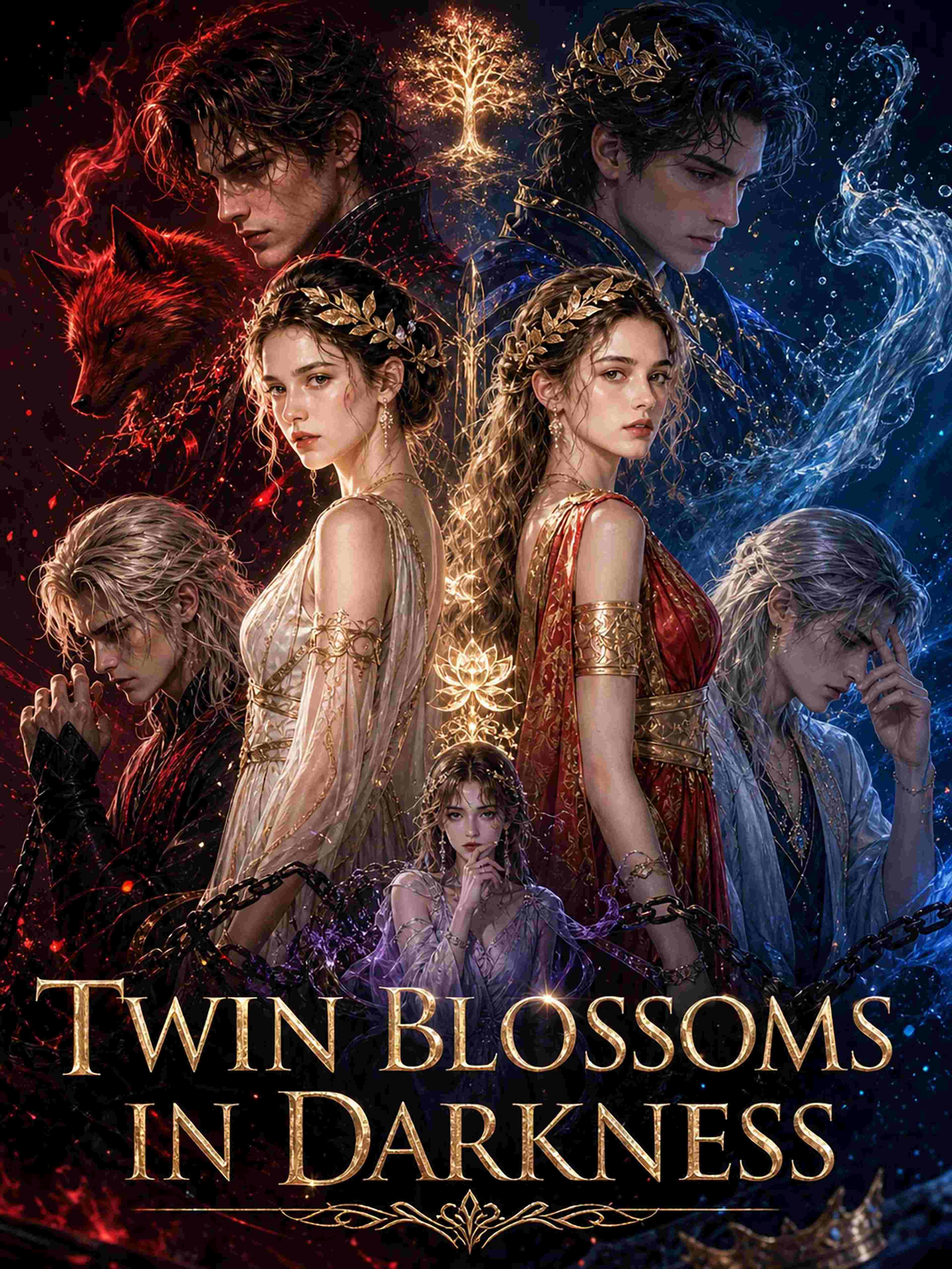 Twin Blossoms In Darkness