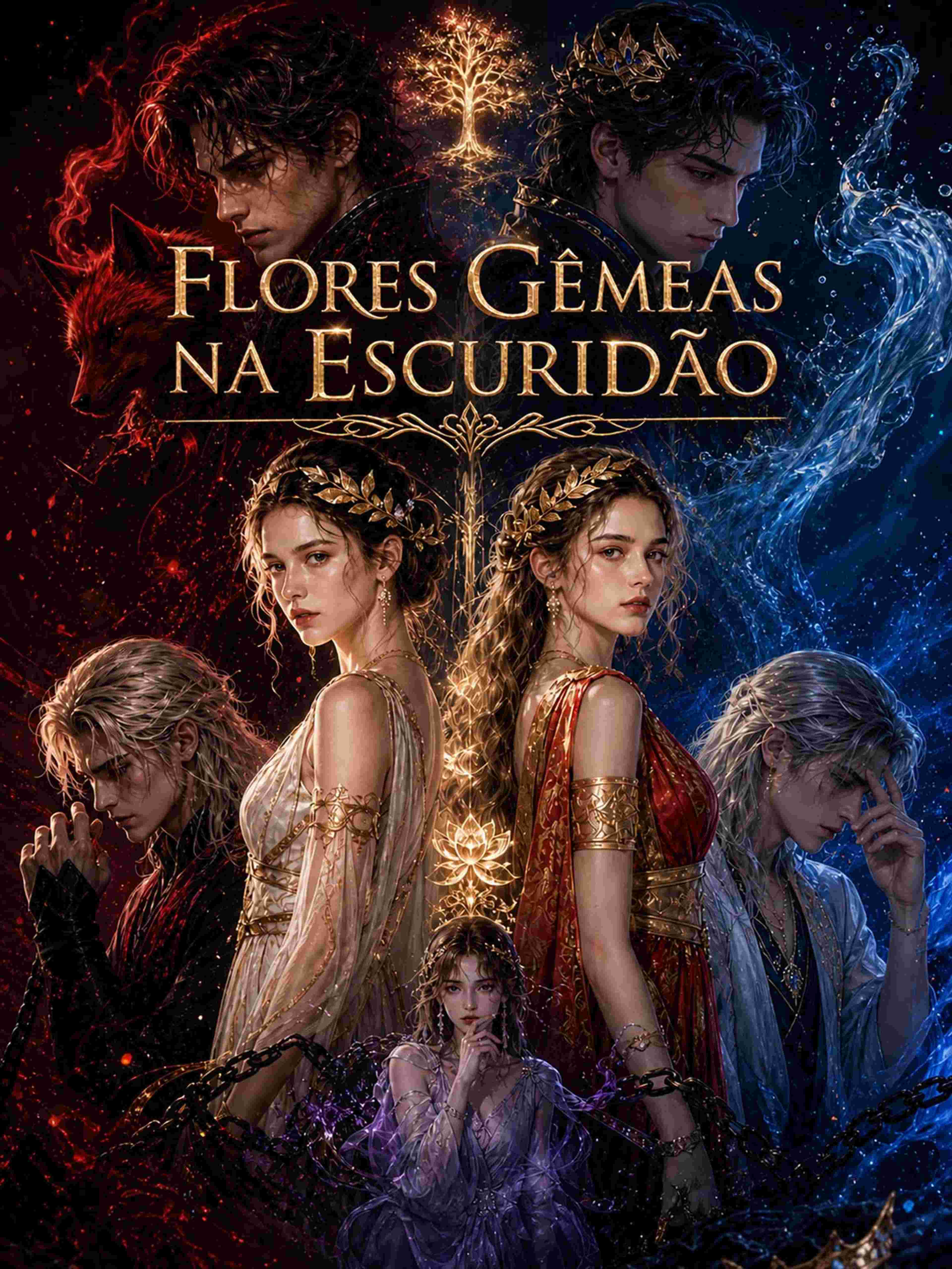 Flores Gêmeas na Escuridão