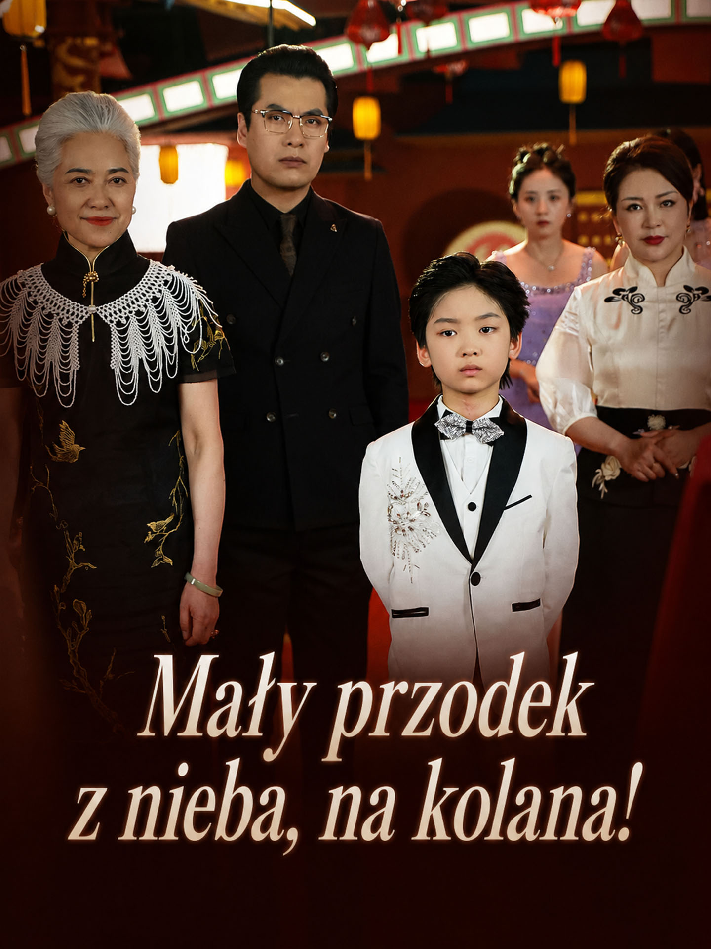 Mały przodek z nieba, na kolana!