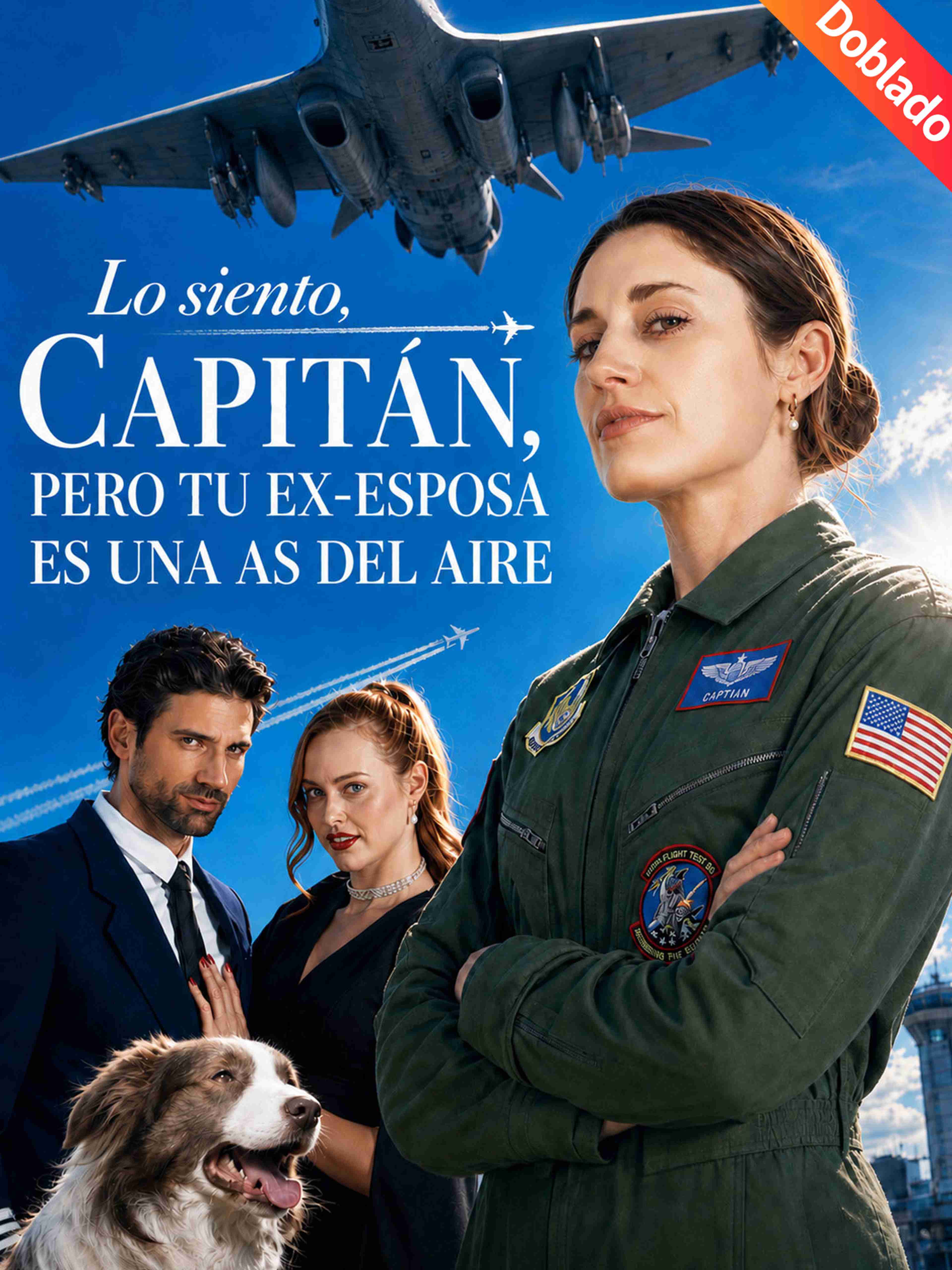 Lo siento, capitán, pero tu ex-esposa es una as del aire (Doblado)
