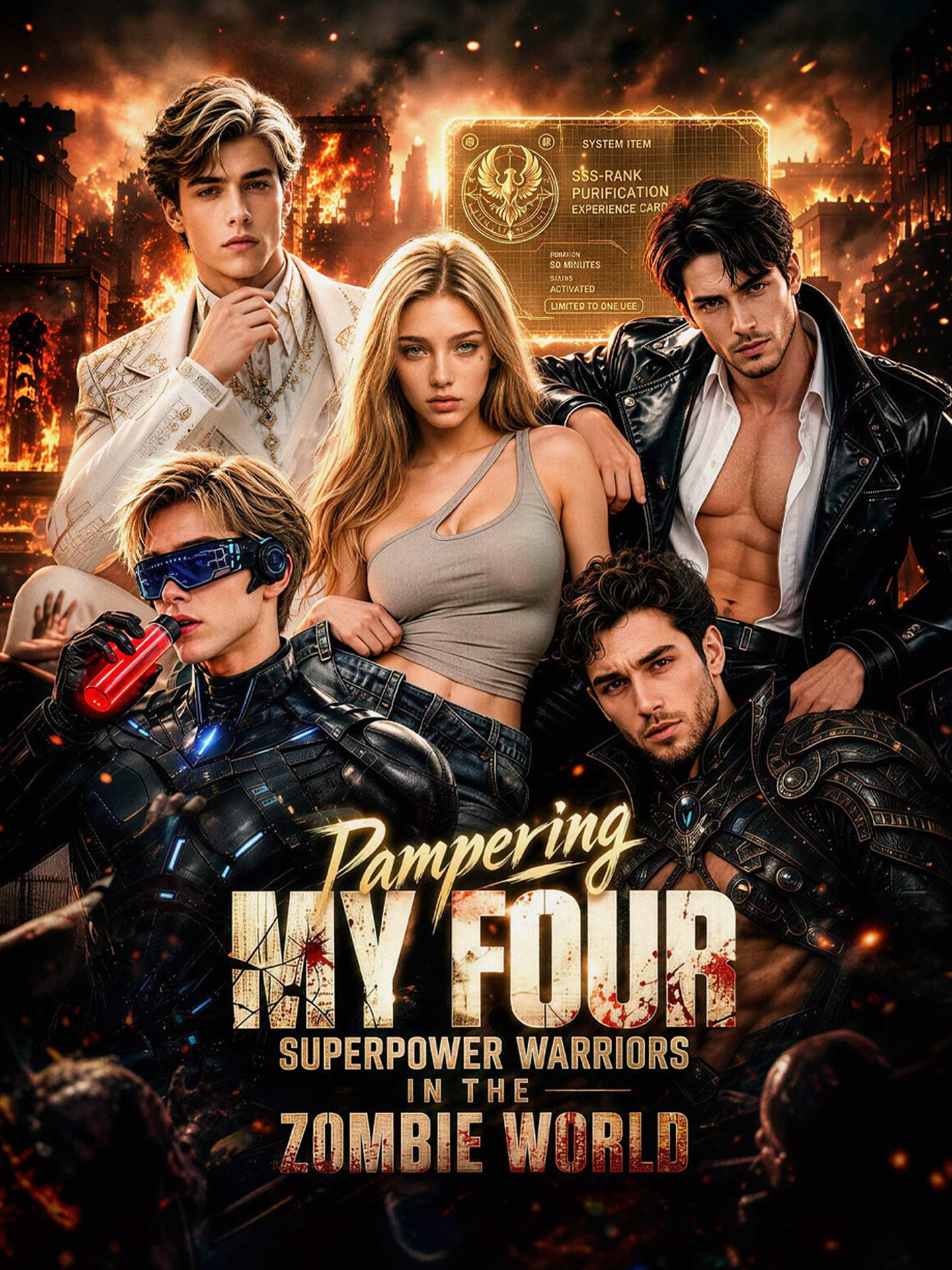Pampering My Four Superpower Warriors in the Zombie World