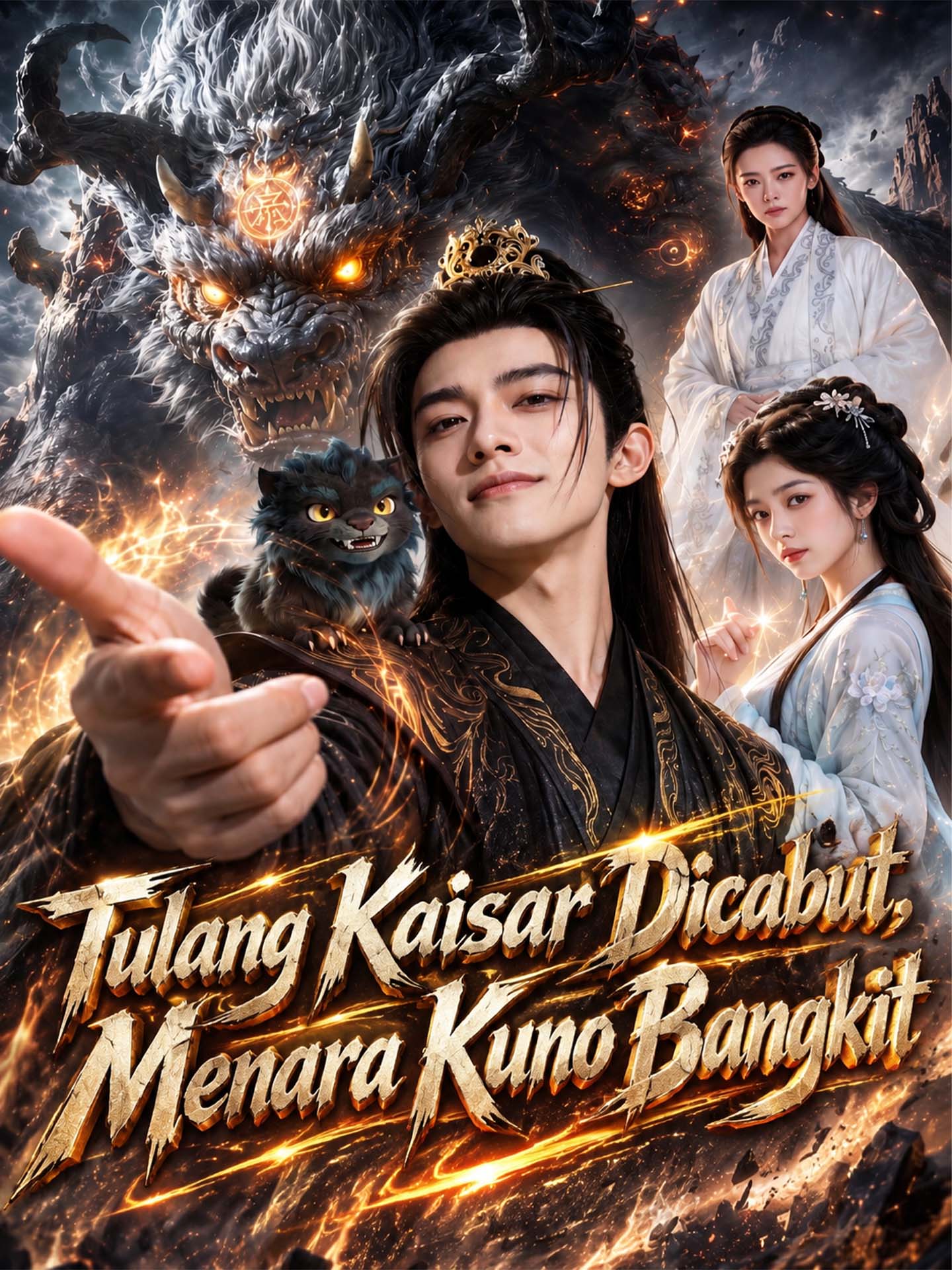Poster Tulang Kaisar Dicabut, Menara Kuno Bangkit