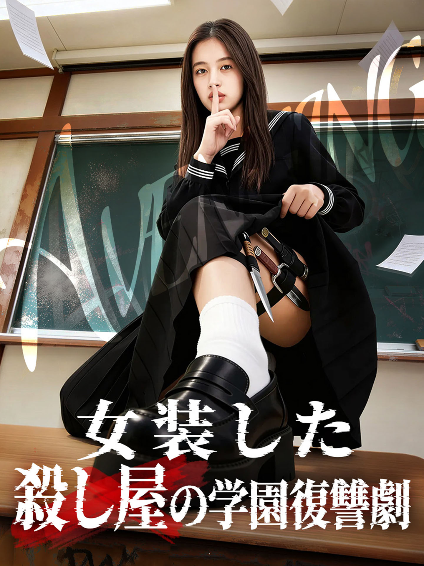 女装した殺し屋の学園復讐劇