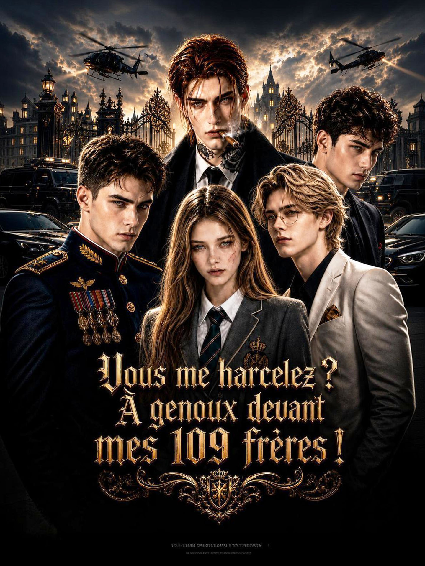 Vous me harcelez ? À genoux devant mes 109 frères !