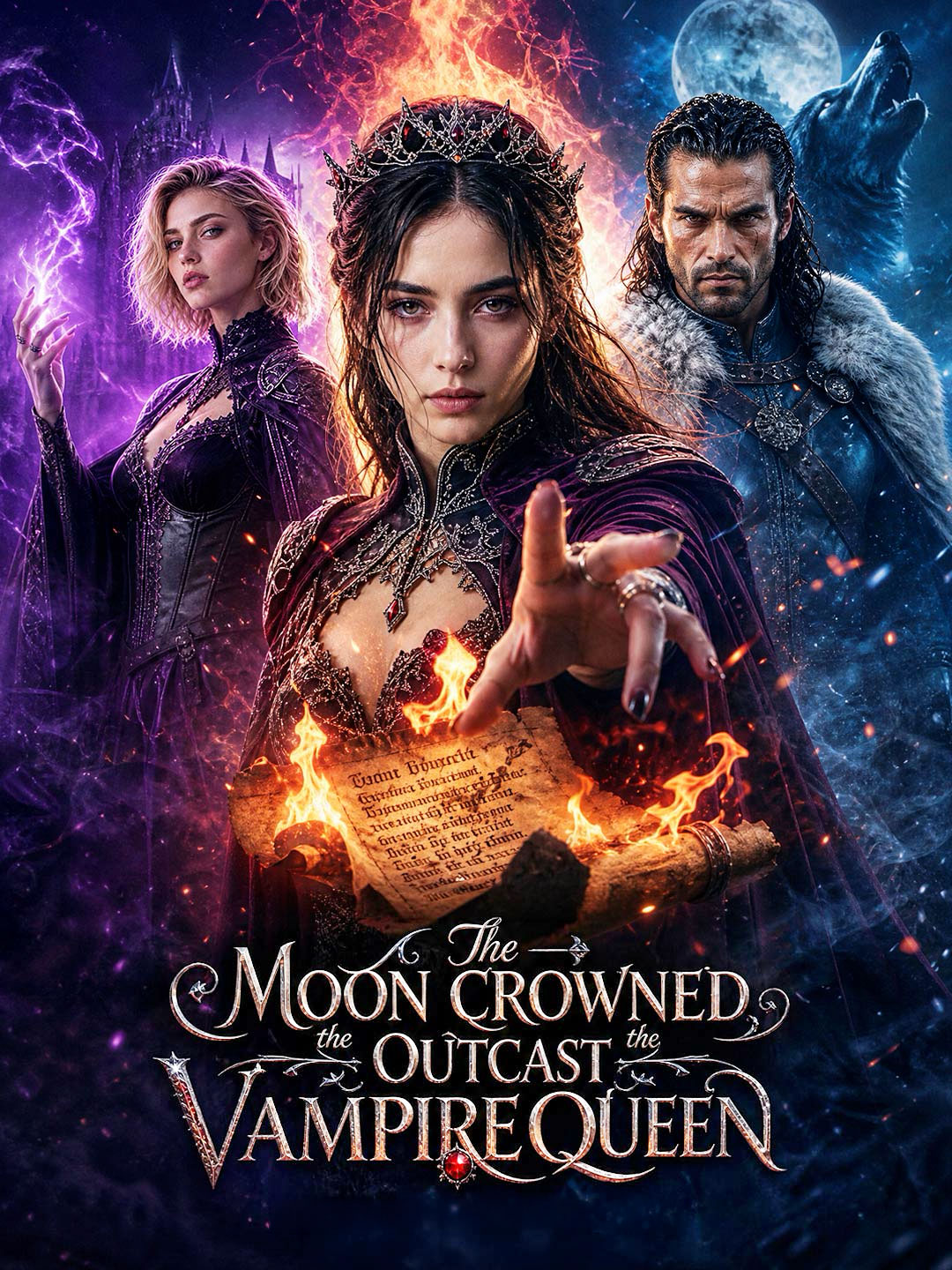 The Moon Crowned the Outcast Vampire Queen