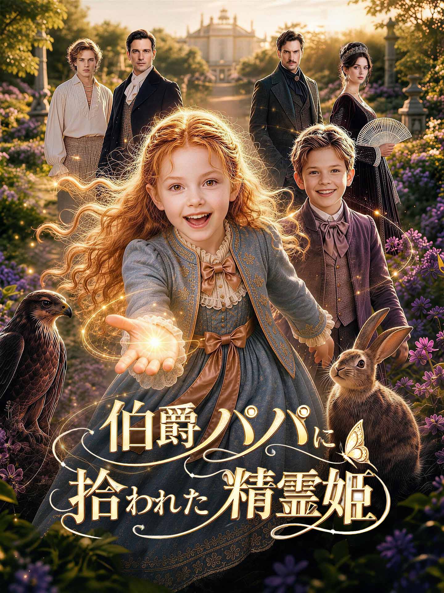 伯爵パパに拾われた精霊姫