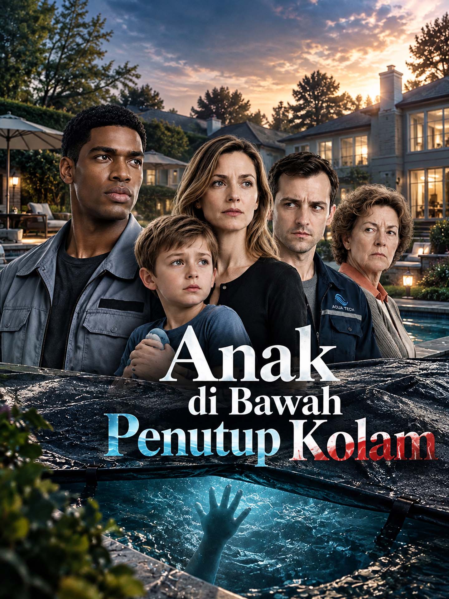 Poster Anak di Bawah Penutup Kolam