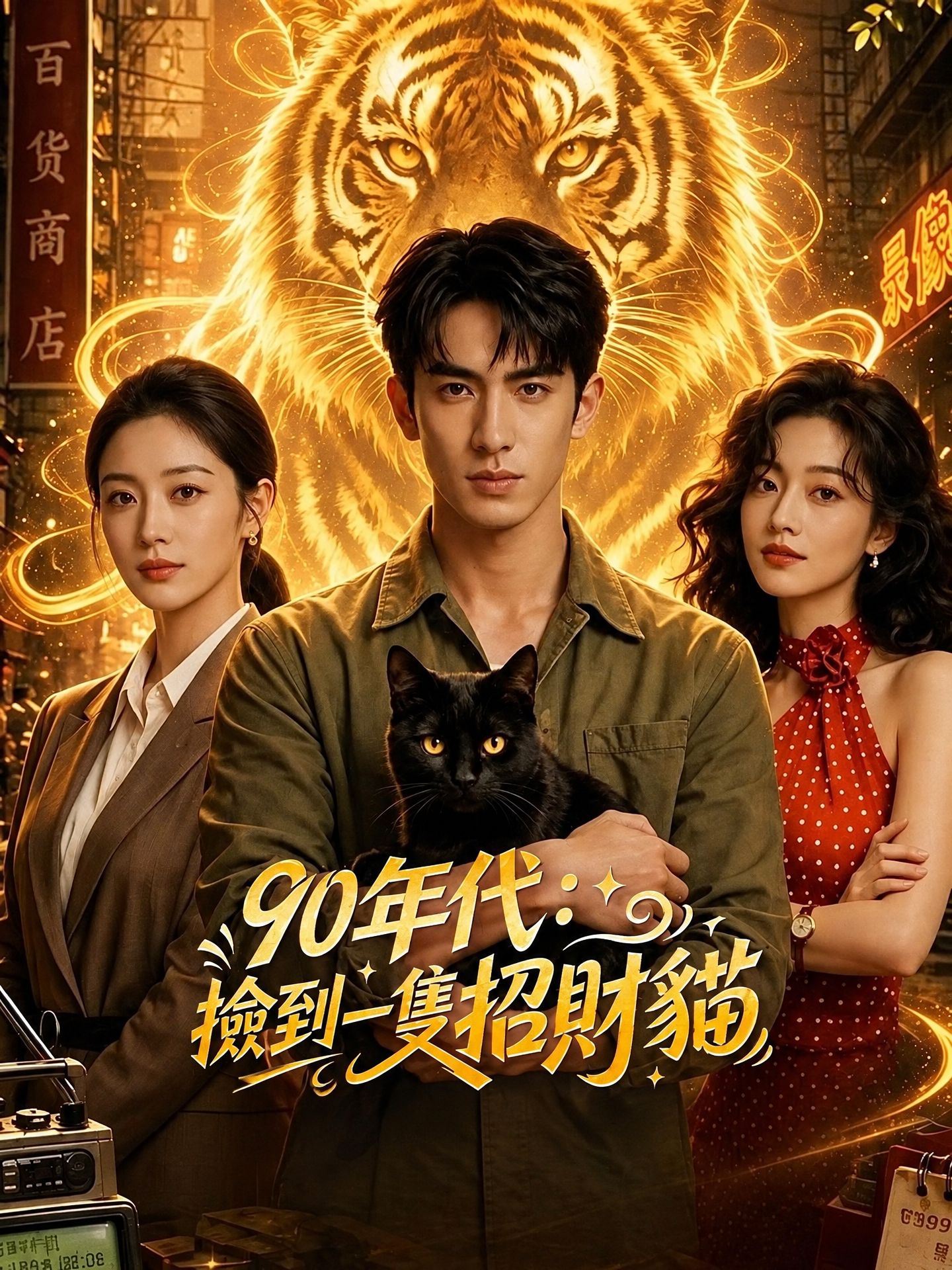 90年代：撿到一隻招財貓 
