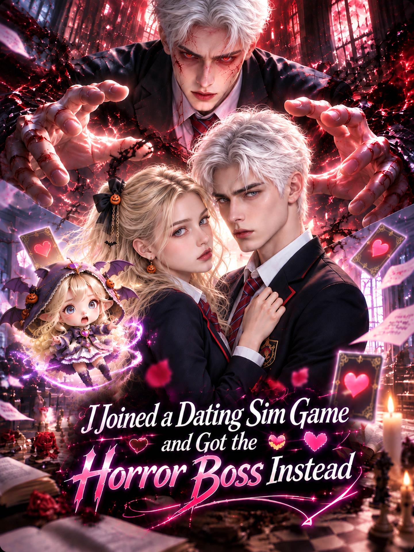 I Joined a Dating Sim Game and Got the Horror Boss Instead