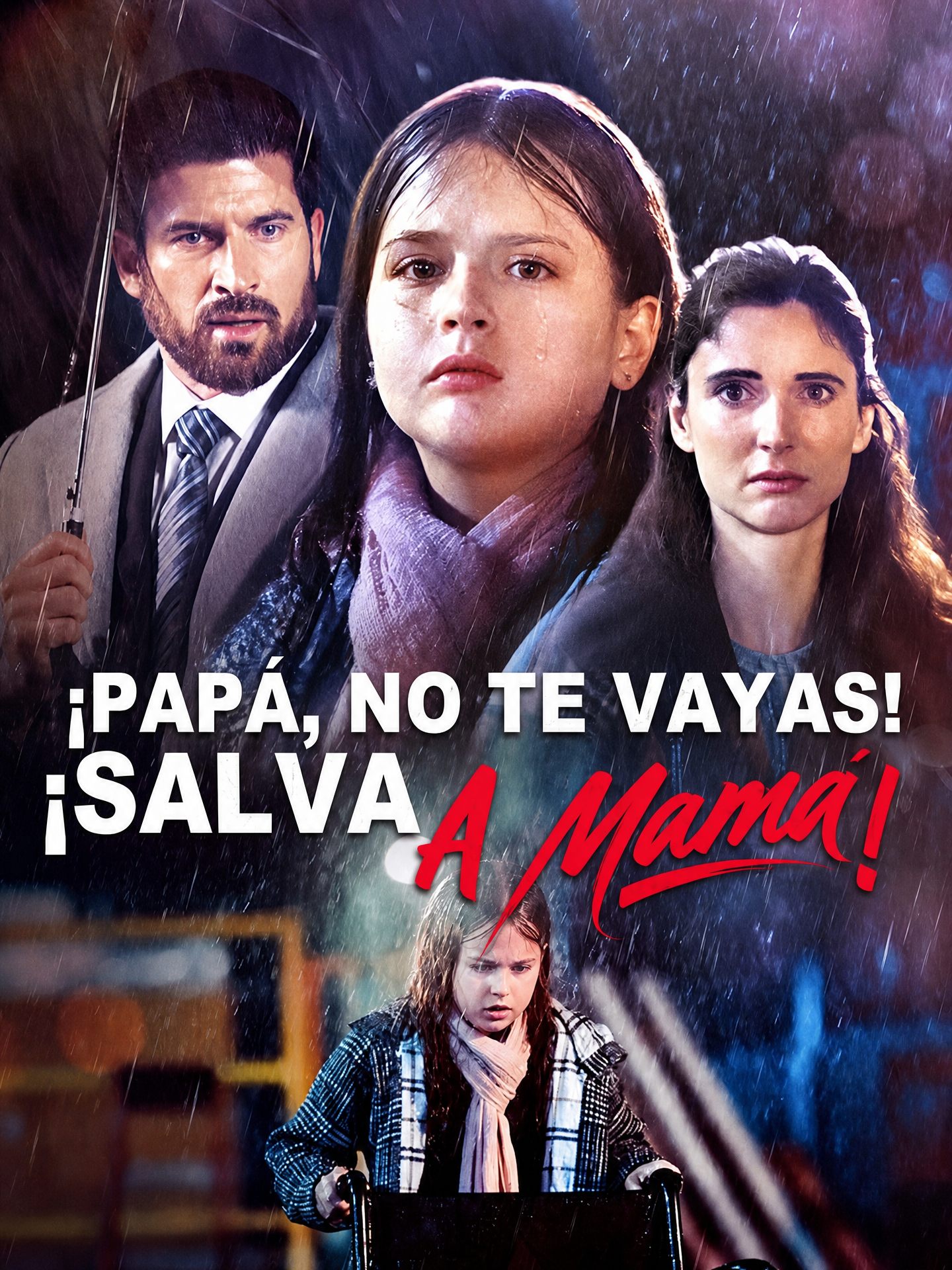 ¡Papá, no te vayas! ¡Salva a mamá!