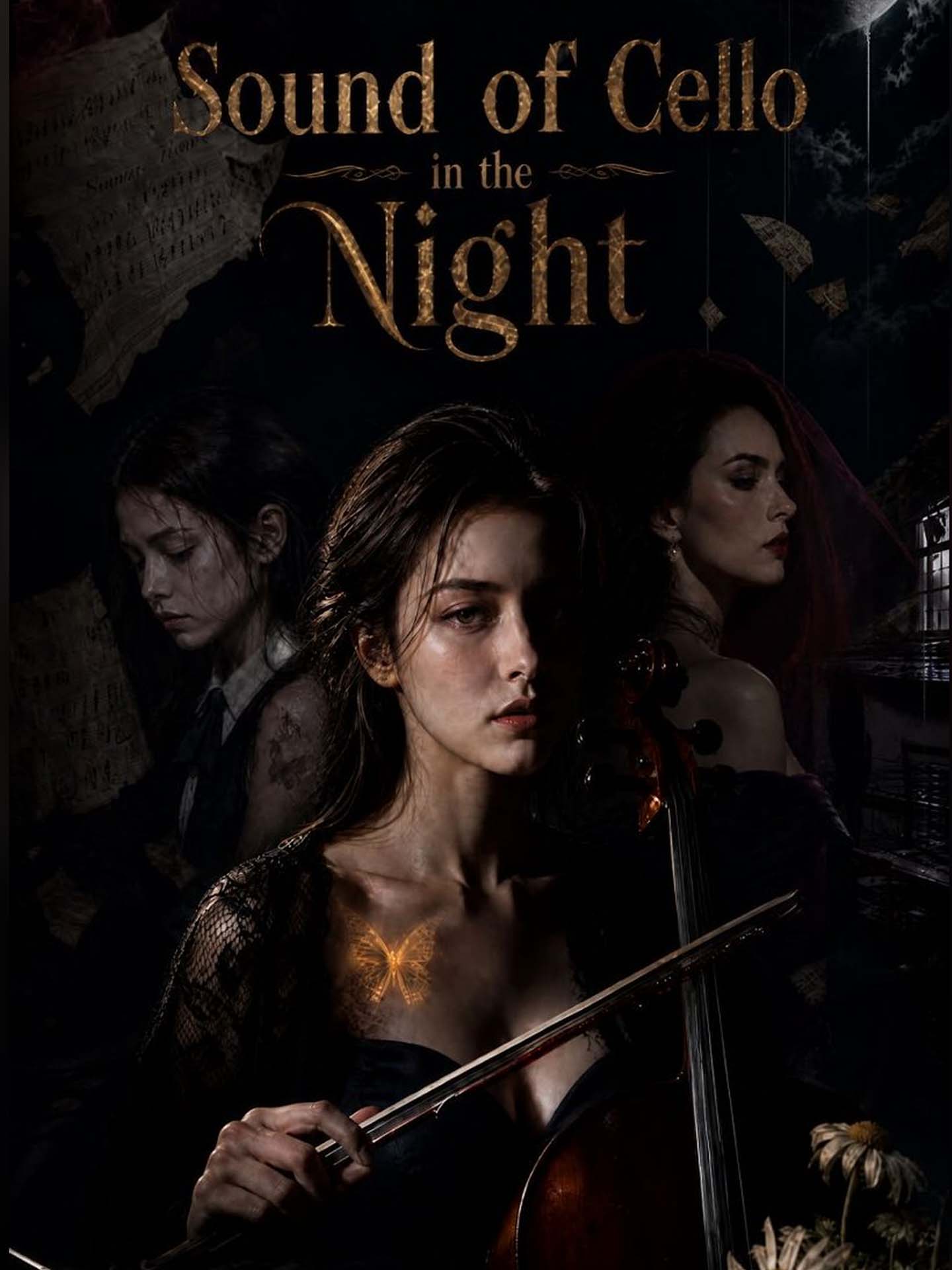 Sound of Cello in the Night