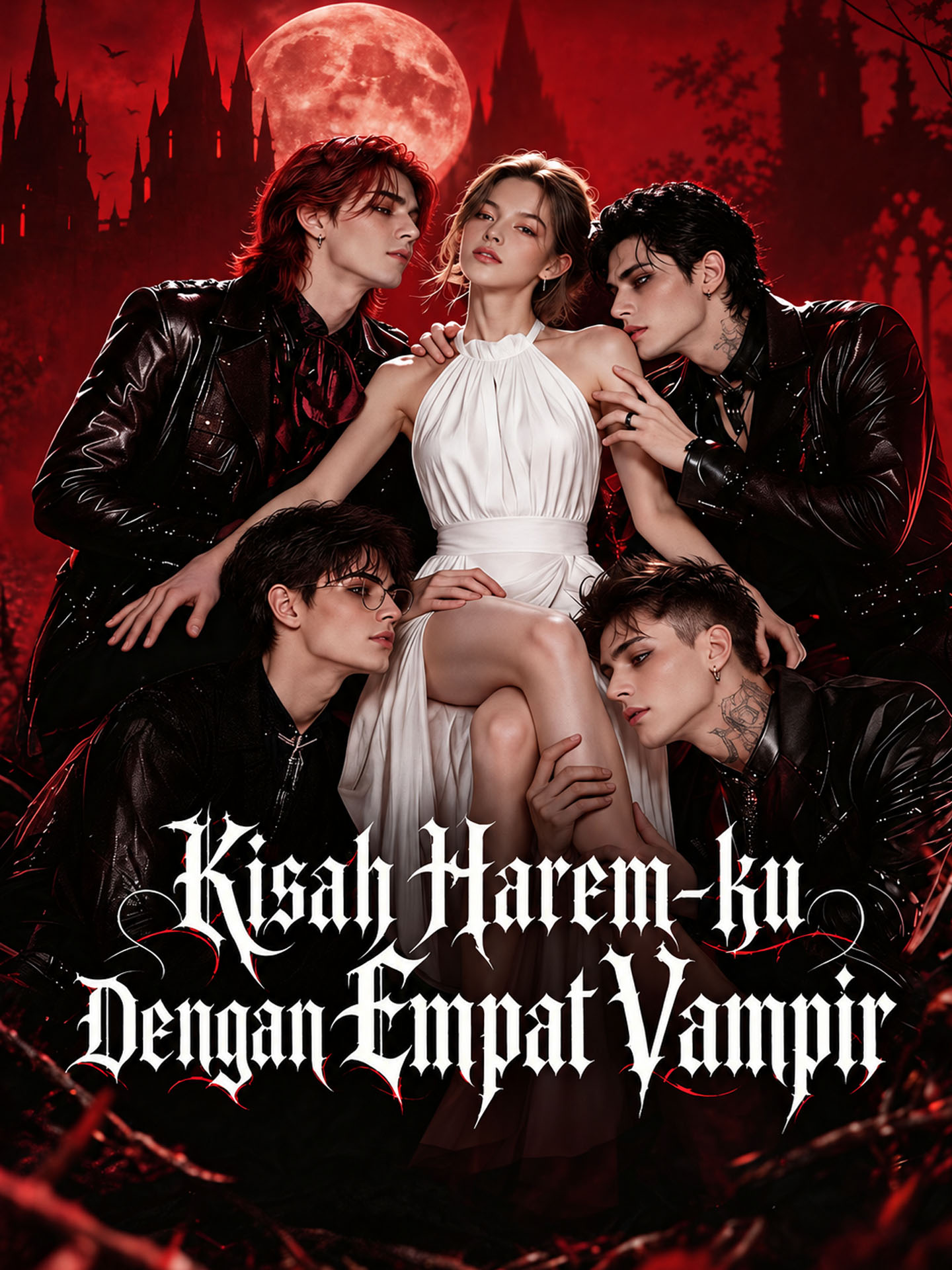 Poster Kisah Harem-ku Dengan Empat Vampir