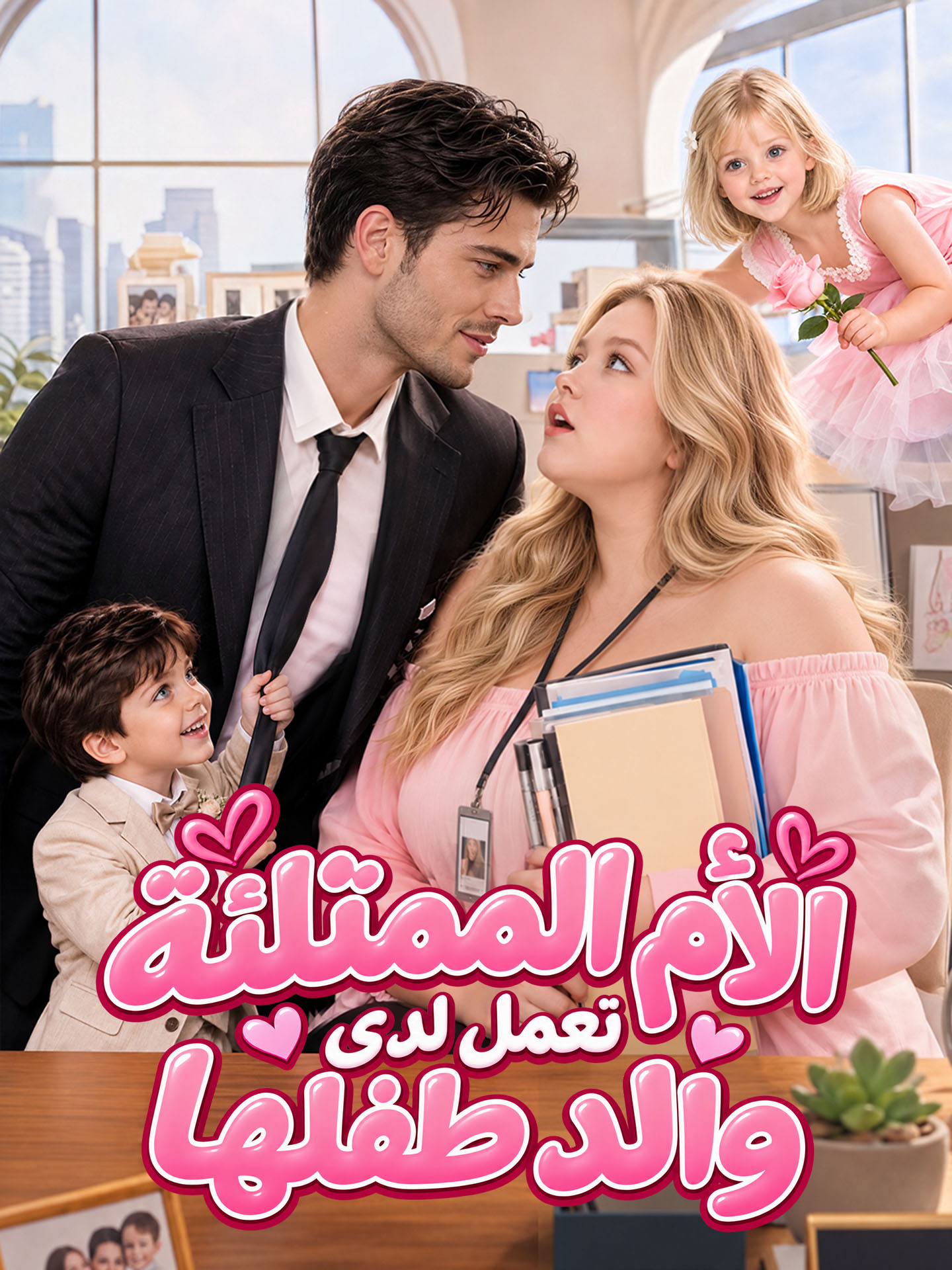 الأم الممتلئة تعمل لدى والد طفلها